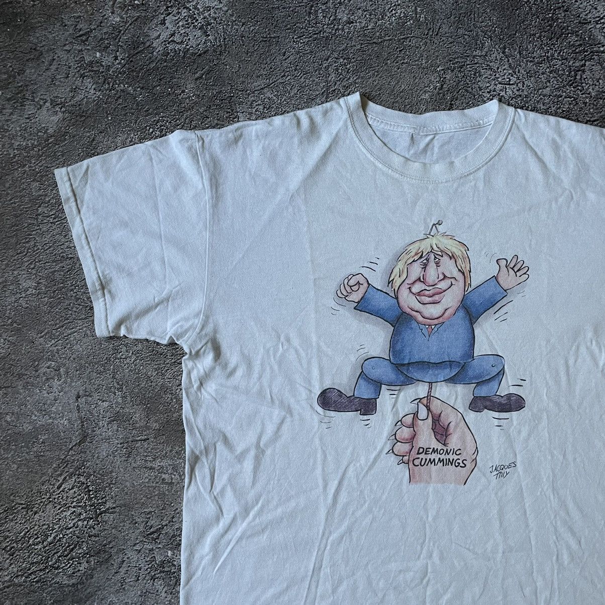 Vintage Vintage Y2K ADULT TEE DONALD TRUMP DEMONIC XL Size US XL / EU 56 / 4 - 4 Thumbnail