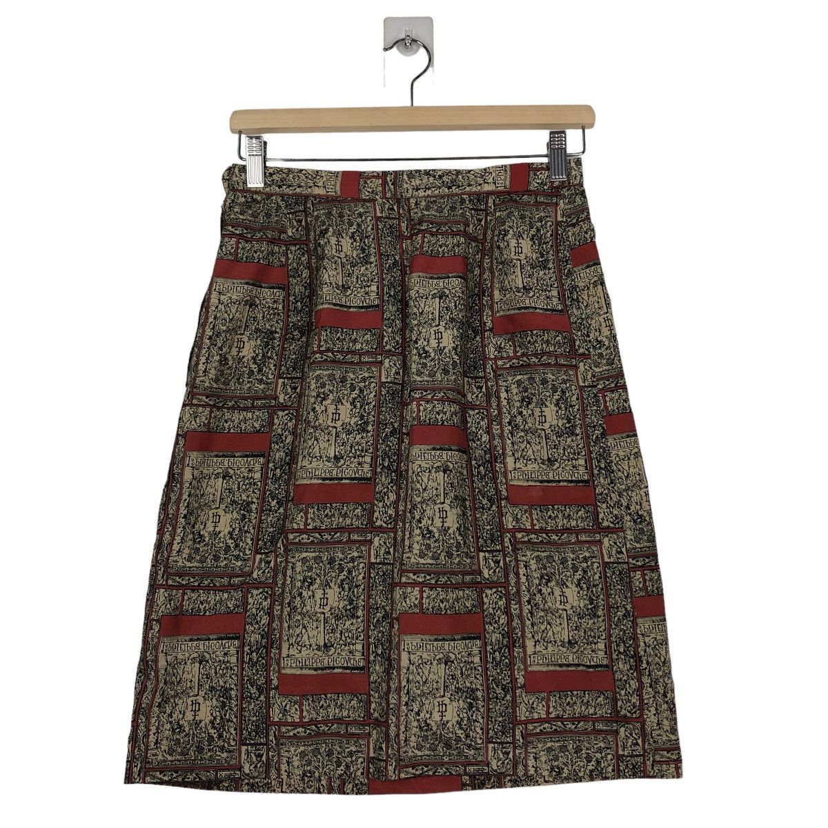 Japanese Brand 🔥Vintage Skirt Over Print Rare Inspire Jean Paul Gaultier Size 28" / US 6 / IT 42 - 1 Thumbnail