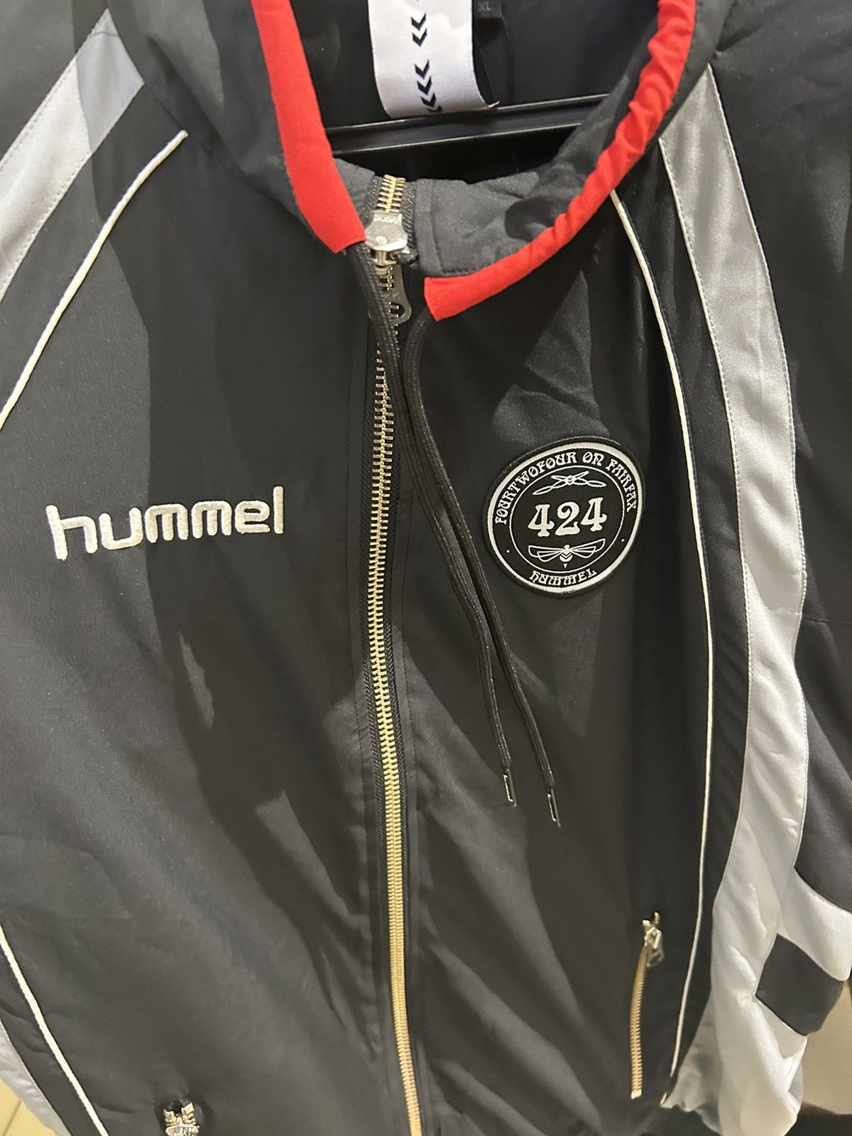 424 × Hummel Hummel x 424 On Fairfax Boxy Zip Track Jacket rare blokecore Size US XL / EU 56 / 4 - 1 Thumbnail