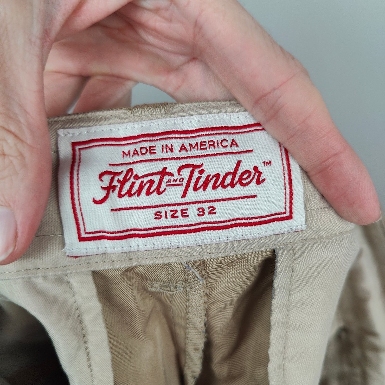 Flint And Tinder Flint & Tinder 365 Chino Shorts 32 Tan Lightweight Preppy Size US 32 / EU 48 - 6 Thumbnail
