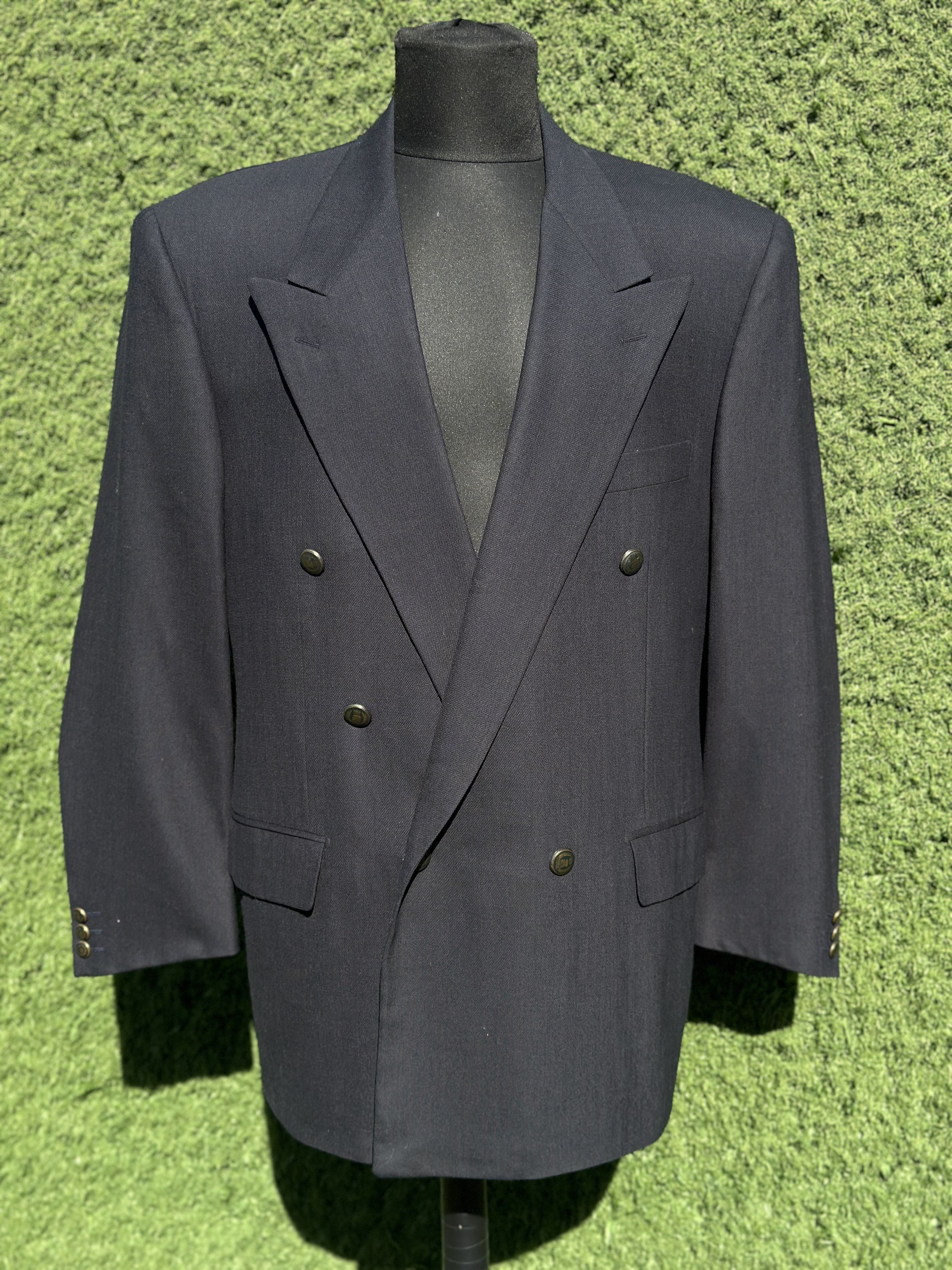 Corneliani Corneliani Italianstyle Double Breasted Blazer IT 54 Drop 8 Size 54R - 4 Thumbnail