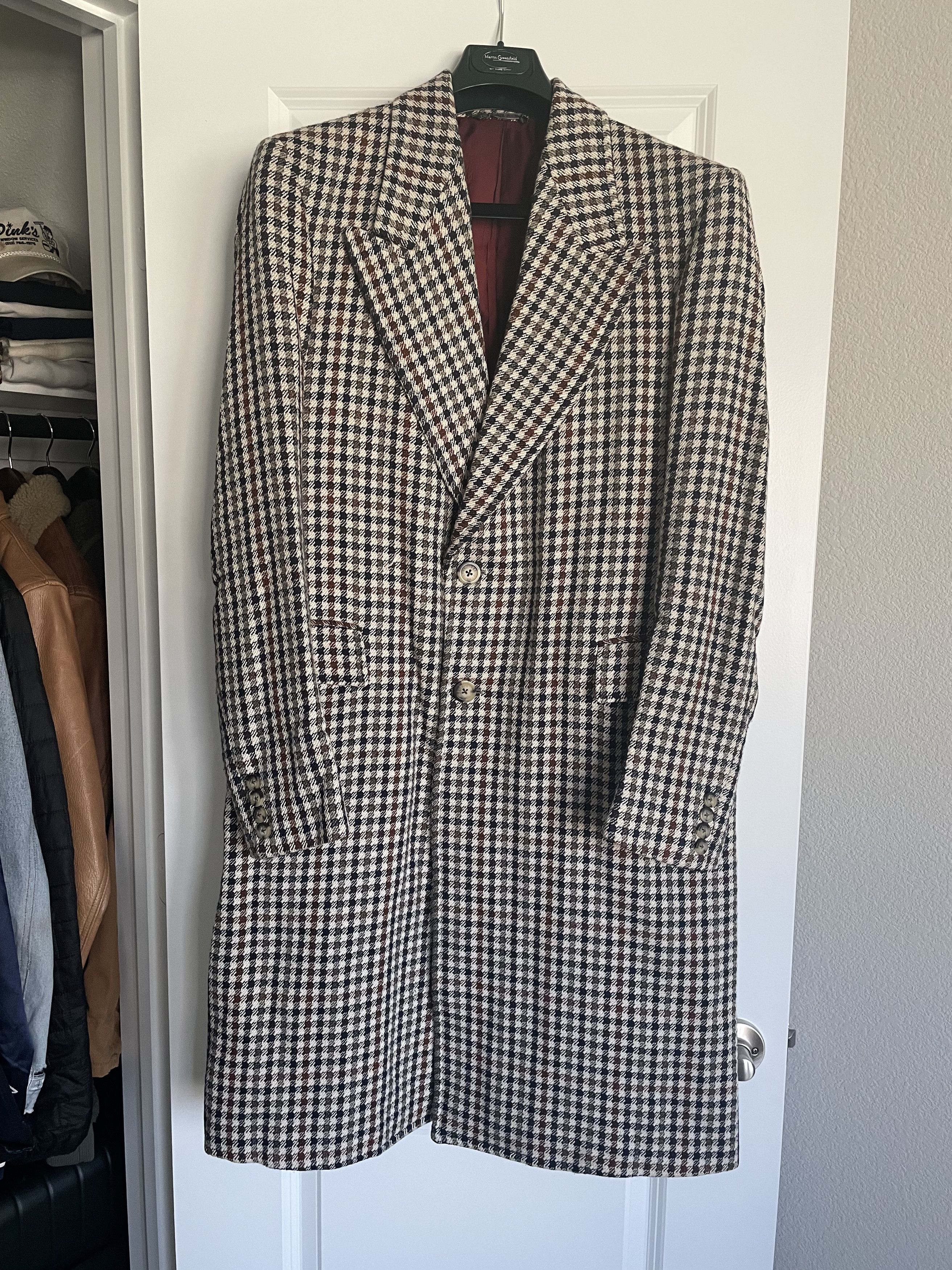 Aime Leon Dore Aime Leon Dore Houndstooth Wool Coat Size US M / EU 48-50 / 2 - 2 Thumbnail