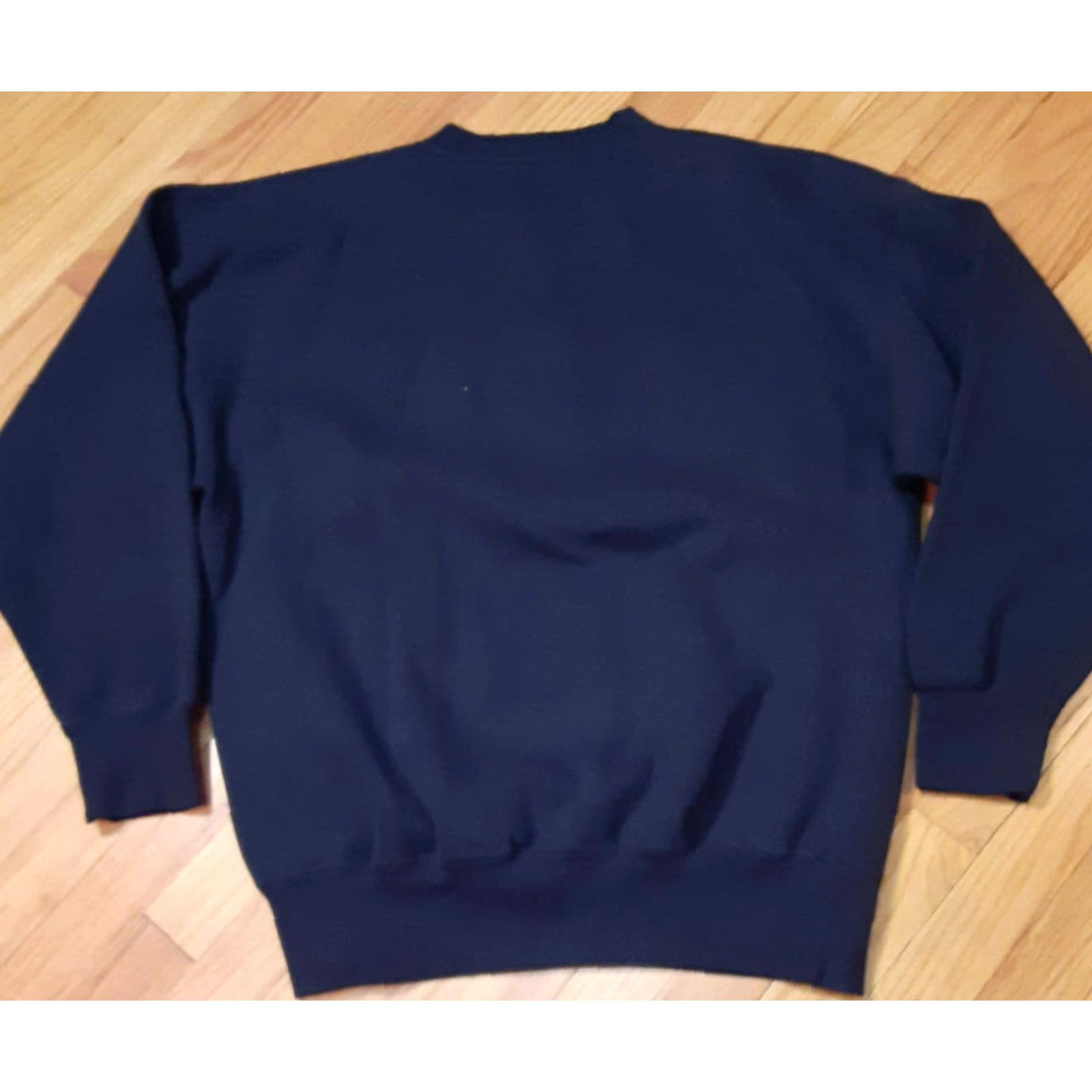 Vintage VINTAGE Notre Dame University Sweatshirt XL Blue by Midwest Embroidery Heavyweight Pullover Men Sweatshirt L Size US XL / EU 56 / 4 - 4 Thumbnail