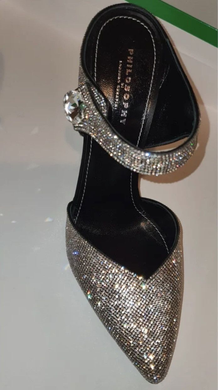 Philosophy di Lorenzo Serafini Philosophy by Lorenzo Serafini crystals all over, 37 It Size US 7 / IT 37 - 5 Thumbnail