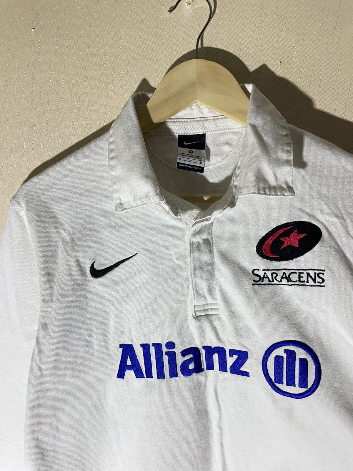 Nike × Vintage Nike Saracens vintage rugby jersey streetwear Size US M / EU 48-50 / 2 - 3 Thumbnail