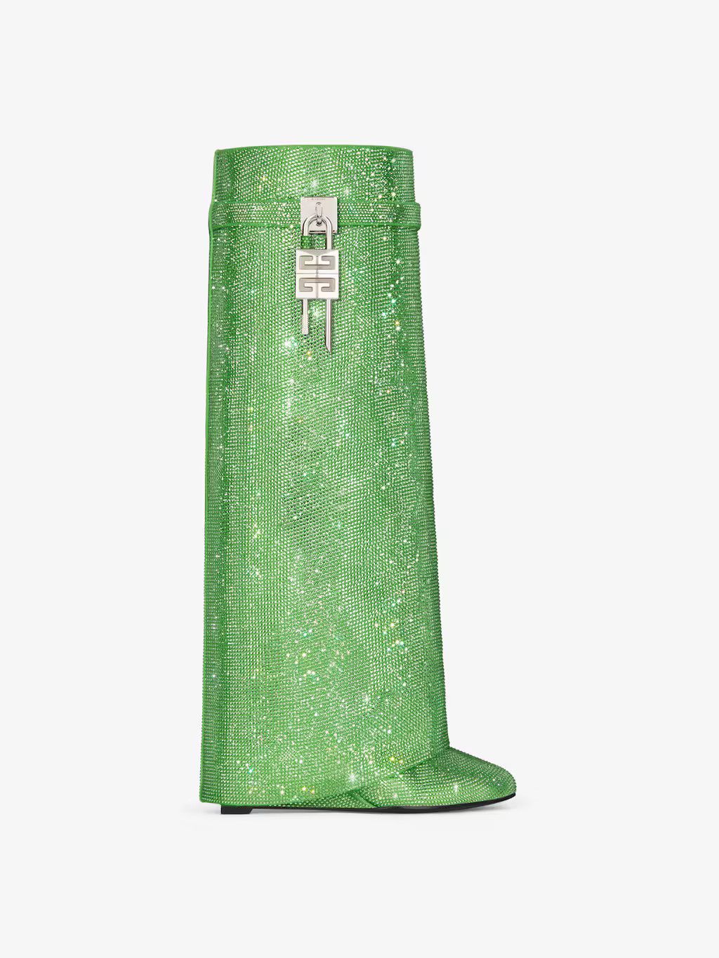 o1w1db10525 Shark Lock Boots in Green