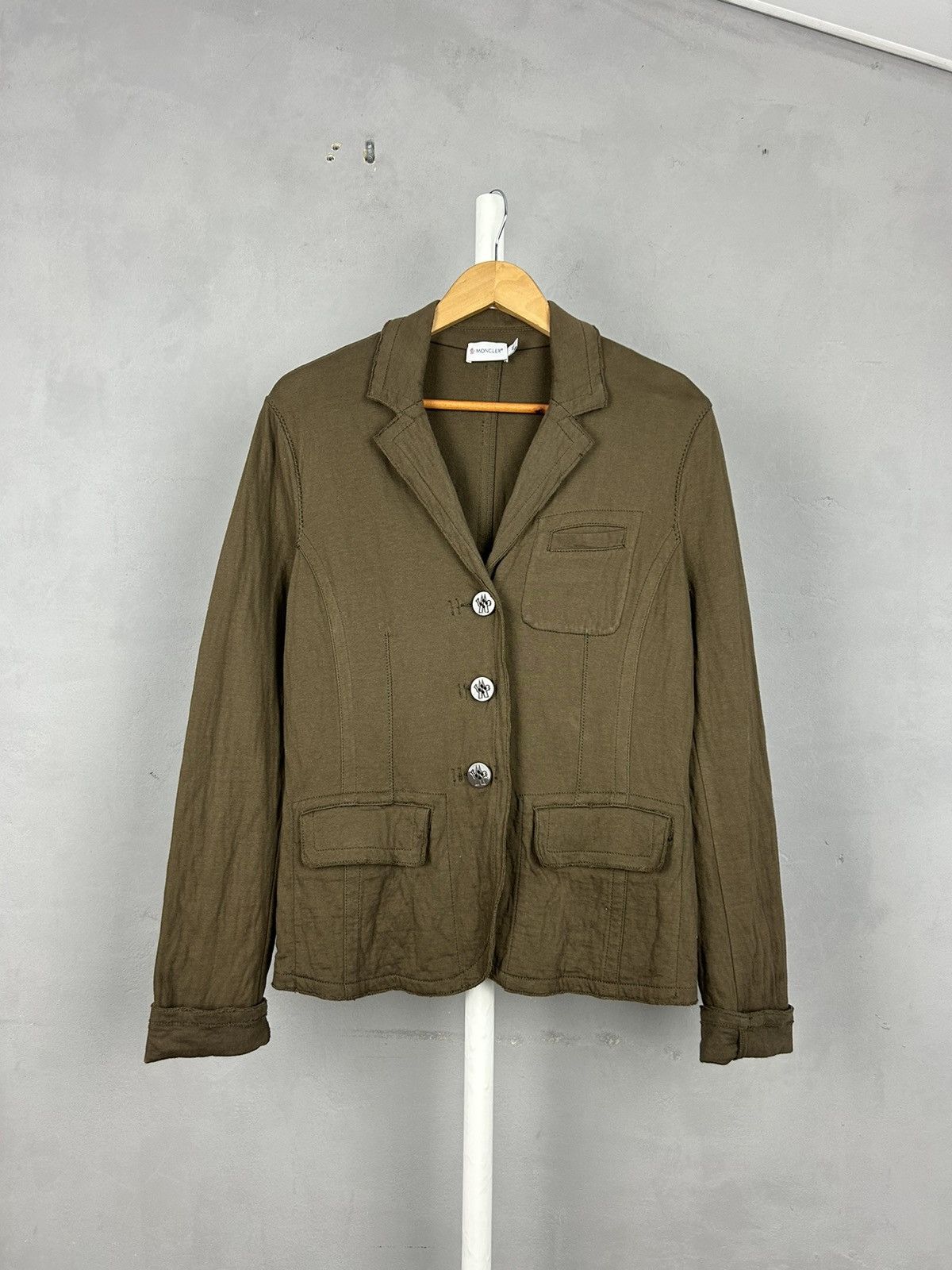 Vintage Moncler Women Blazer Very Rare Luxury Size XL