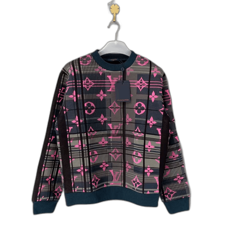 Louis Vuitton Louis Vuitton Pink Patterned Sweatshirt-yf Size US S / EU 44-46 / 1 - 1 Thumbnail
