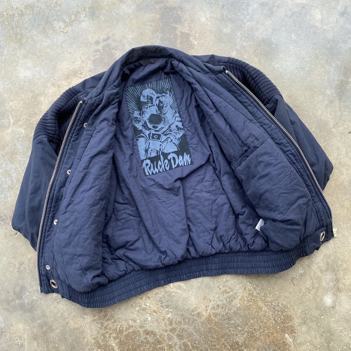 Japanese Brand 💥Ruck Dam Style Bomber Jacket Size US L / EU 52-54 / 3 - 3 Thumbnail