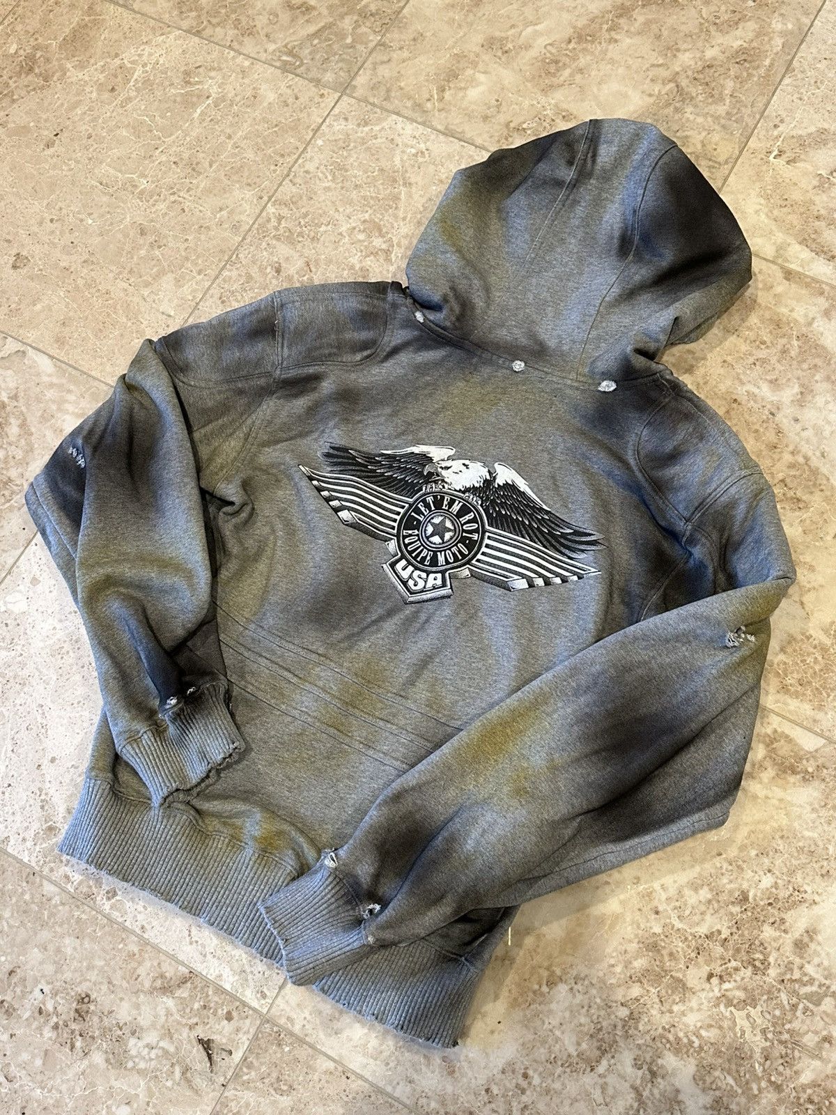 Other Misere Modern/ Modern Misery Distress Motto Hoodie Bloody O Size US M / EU 48-50 / 2 - 3 Thumbnail