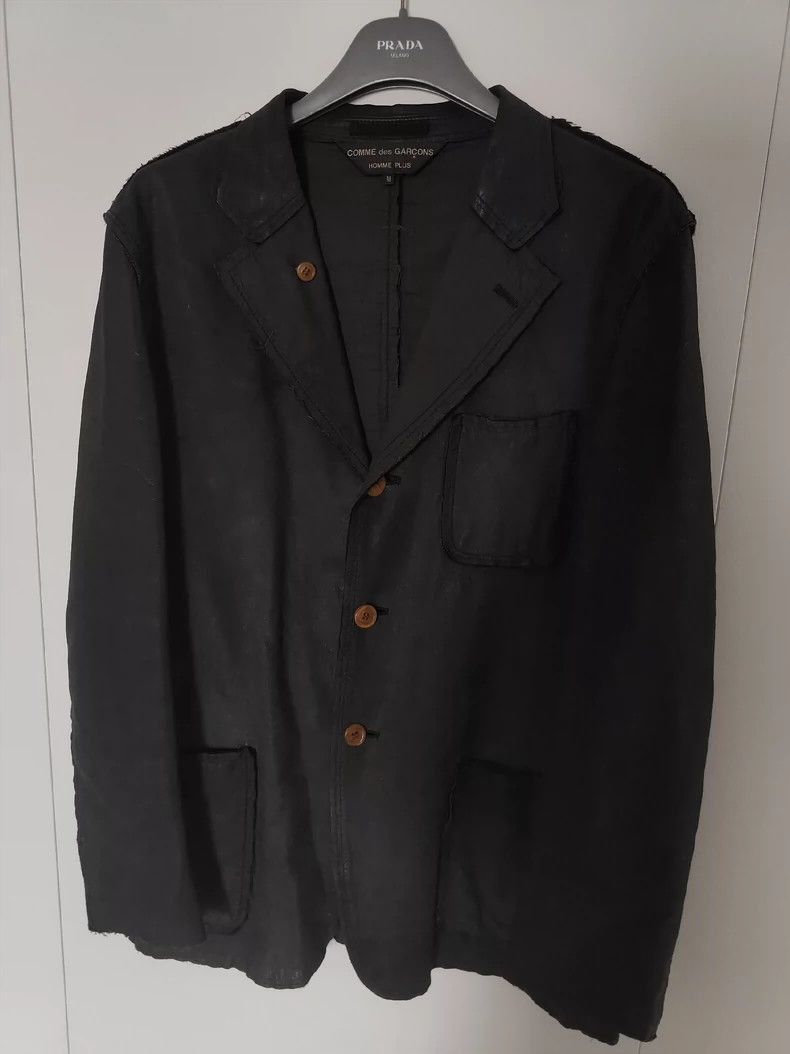 Comme des Garcons Comme des Garçons Leather Tear Show Coat 2505-Nextarrow Size US M / EU 48-50 / 2 - 1 Thumbnail