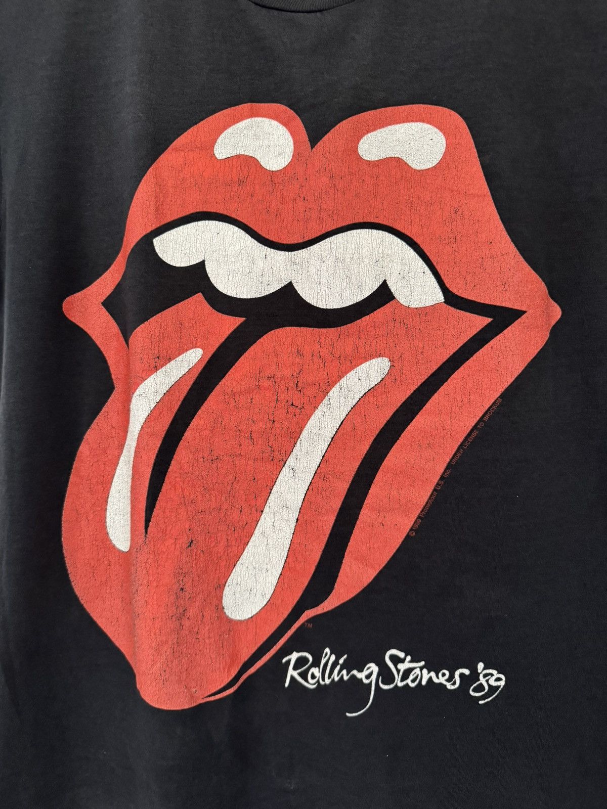 Band Tees × The Rolling Stones × Vintage Vintage ROLLING STONES CANADIAN TOUR 1989 PS01 Size US L / EU 52-54 / 3 - 2 Thumbnail