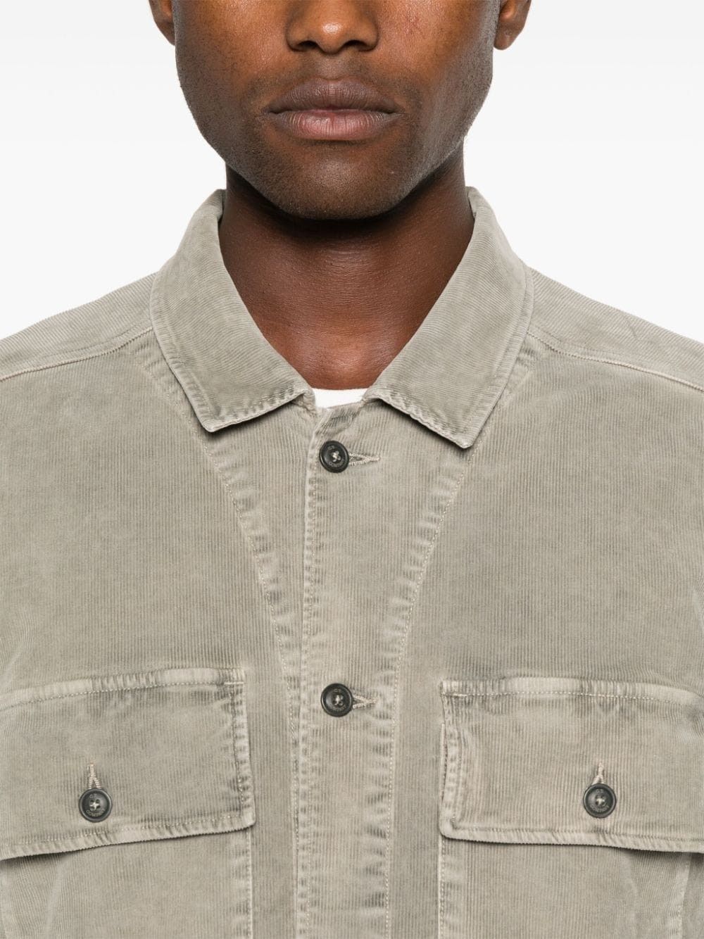 C.P. Company o1y1224 Solid Color Shirt in Grey Size US XS / EU 42 / 0 - 5 Thumbnail