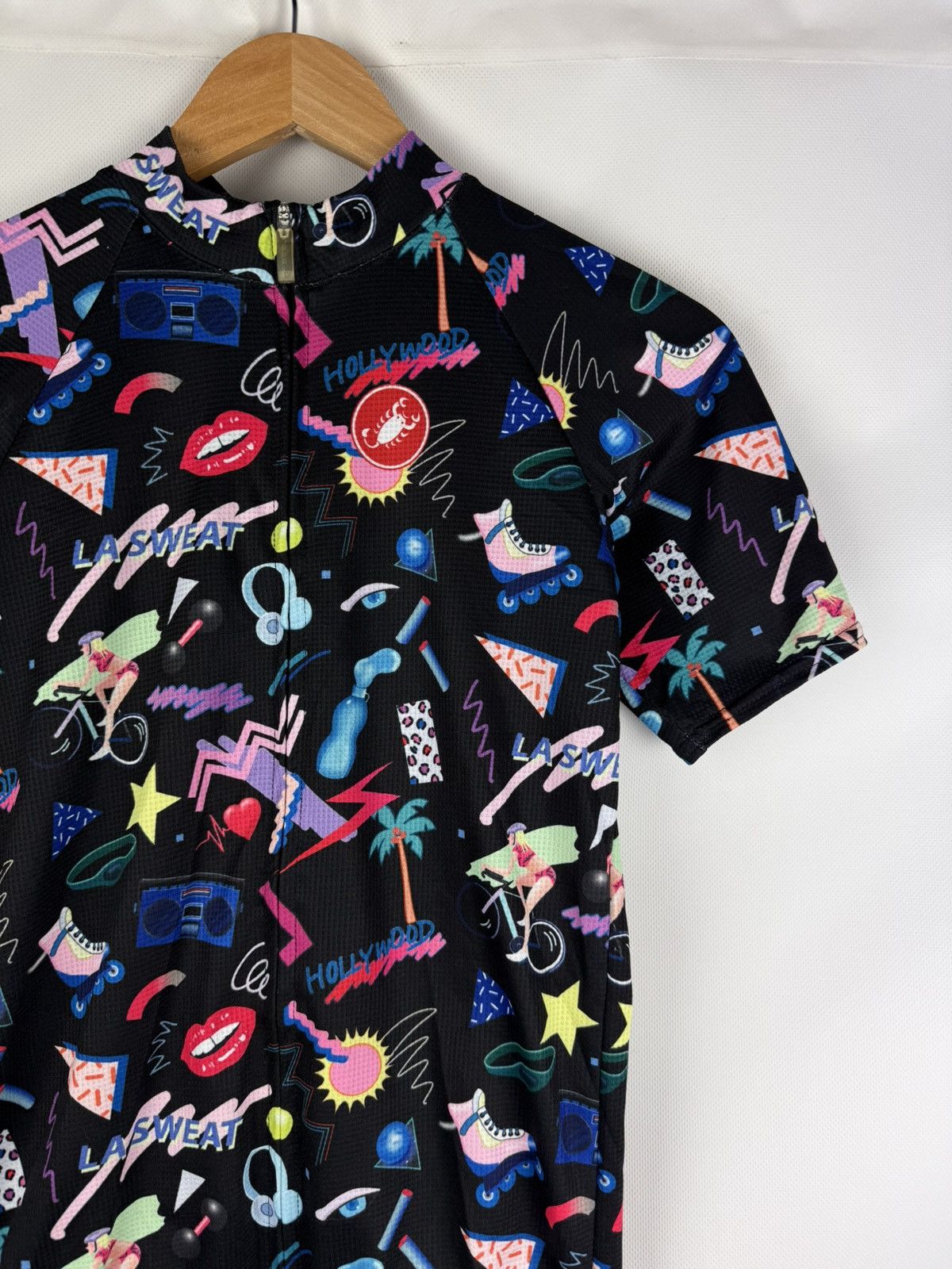 Rapha Castelli LA Sweat Overprinted MulticolorFull Zip Jersey Size US M / EU 48-50 / 2 - 5 Thumbnail