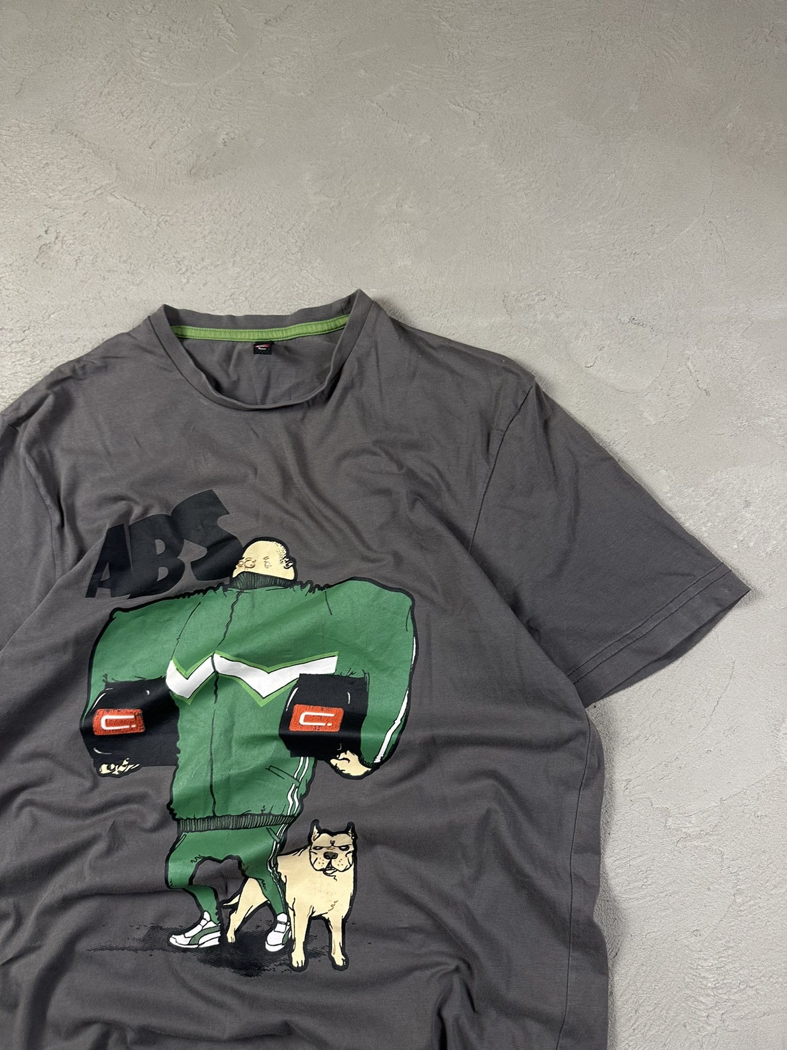 Vintage Vintage Y2k JNCO Style Abs Gangsta T-shirt 00s Size US L / EU 52-54 / 3 - 7 Thumbnail