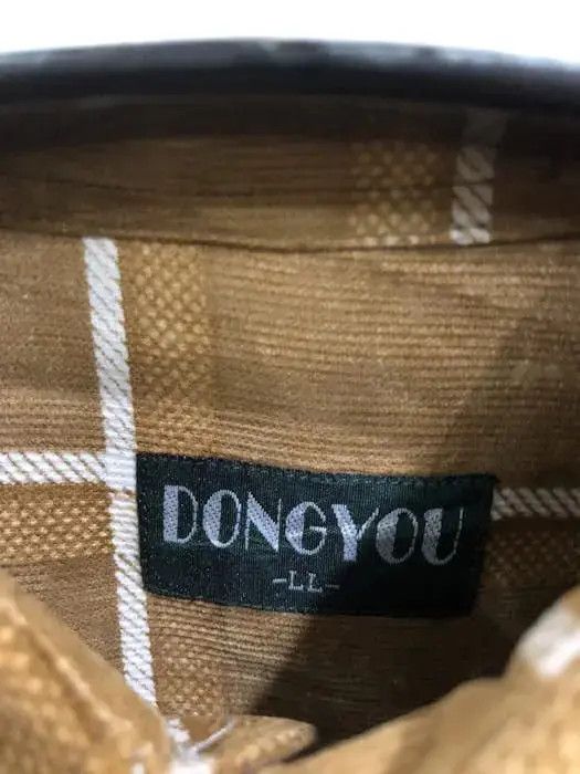 Flannel × Vintage Vintage Dong You Plaid Tartan Flannel Shirt 👕 Size US L / EU 52-54 / 3 - 3 Thumbnail