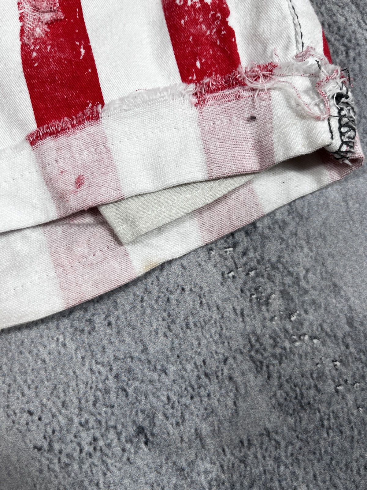 Other Vintage Y2K 00s denim flag short streetwear jorts Size 27" / US 4 / IT 40 - 7 Thumbnail