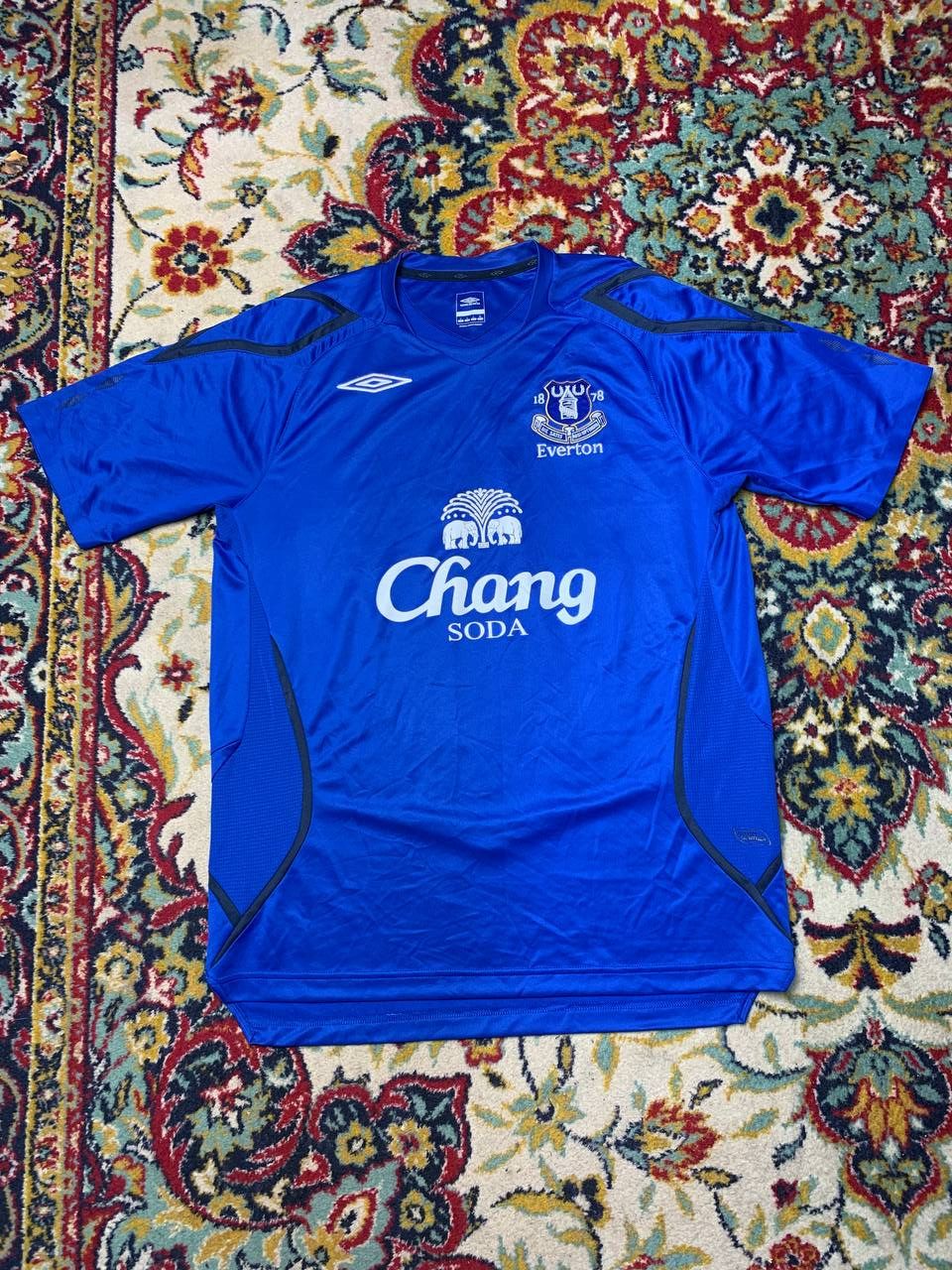 Umbro Umbro Everton Home Soccer Football Jersey Chang Size US L / EU 52-54 / 3 - 1 Thumbnail