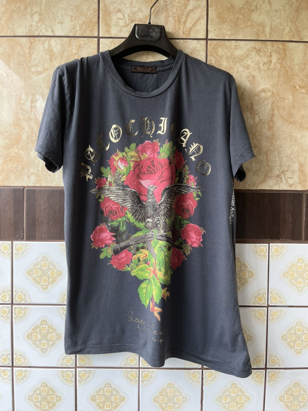 Christian Audigier Paco Chicano Ak47 Phoenix big Christian Audigier shirt Size US M / EU 48-50 / 2 - 1 Thumbnail