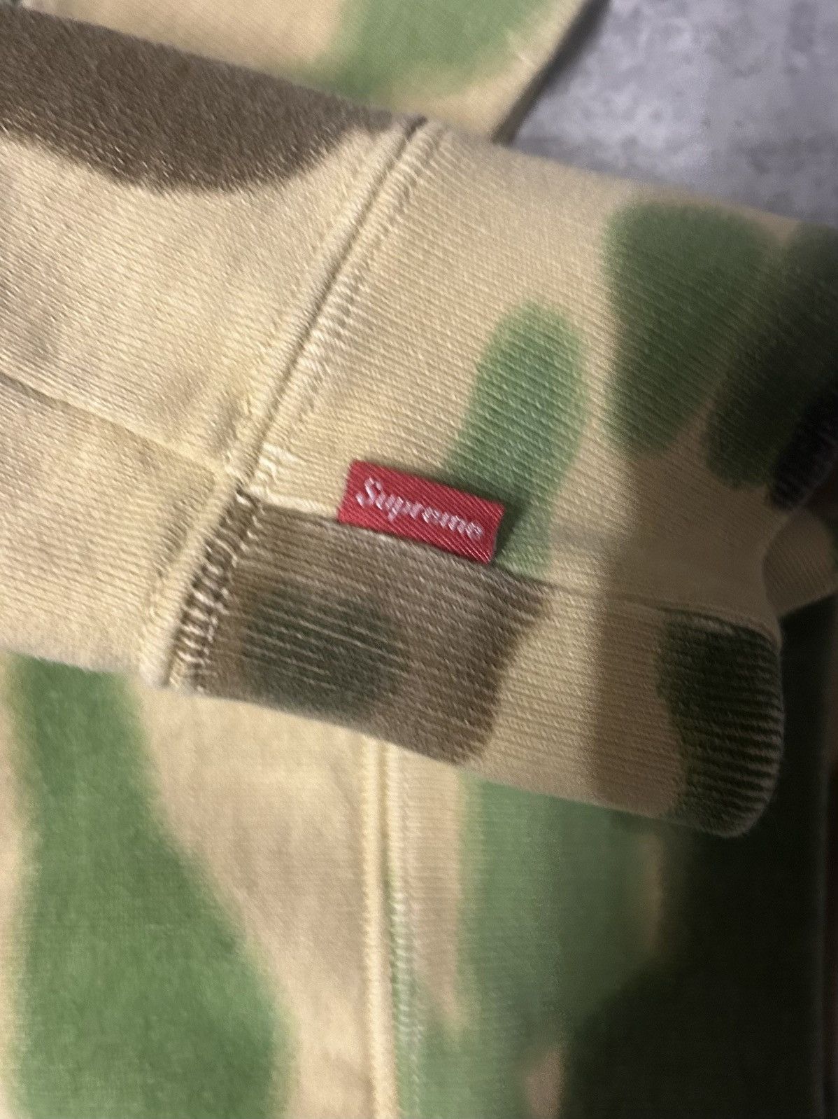 Supreme Supreme Overdyed Hooded Sweatshirt SS20 Camo Hoodie - Size M Size US M / EU 48-50 / 2 - 7 Thumbnail