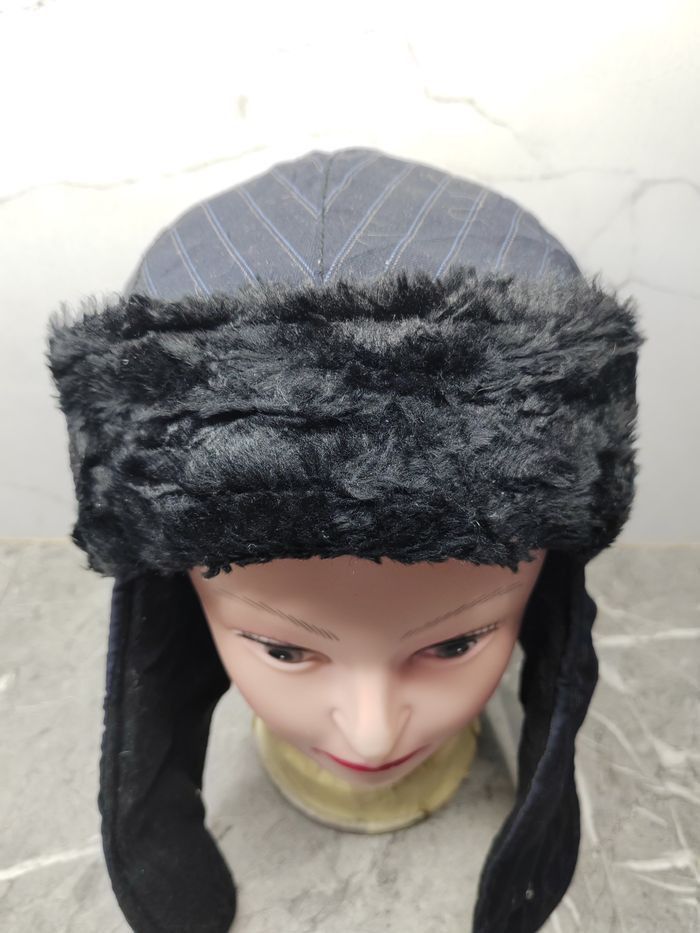 Japanese Brand Vintage Y2k Bula Ushanka Fur Earflap Cap Hat Size ONE SIZE - 3 Thumbnail