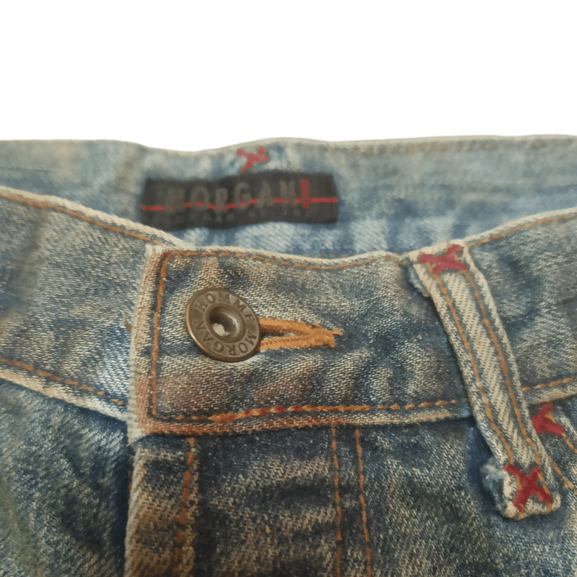 Morgan Homme Japanese Morgan homme distressed jeans Size US 29 - 3 Thumbnail