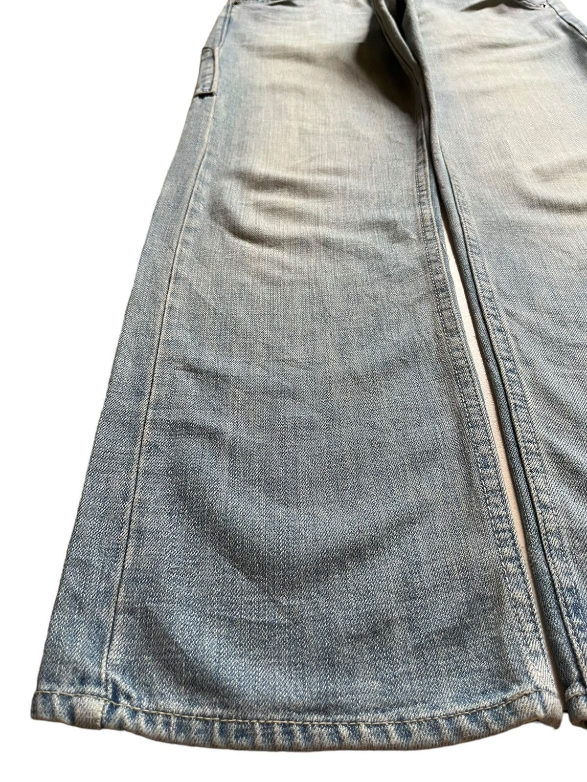 Japanese Brand Vintage Japanese Brand Buckle Back Carpenter Baggy Jeans Size 29" - 6 Thumbnail