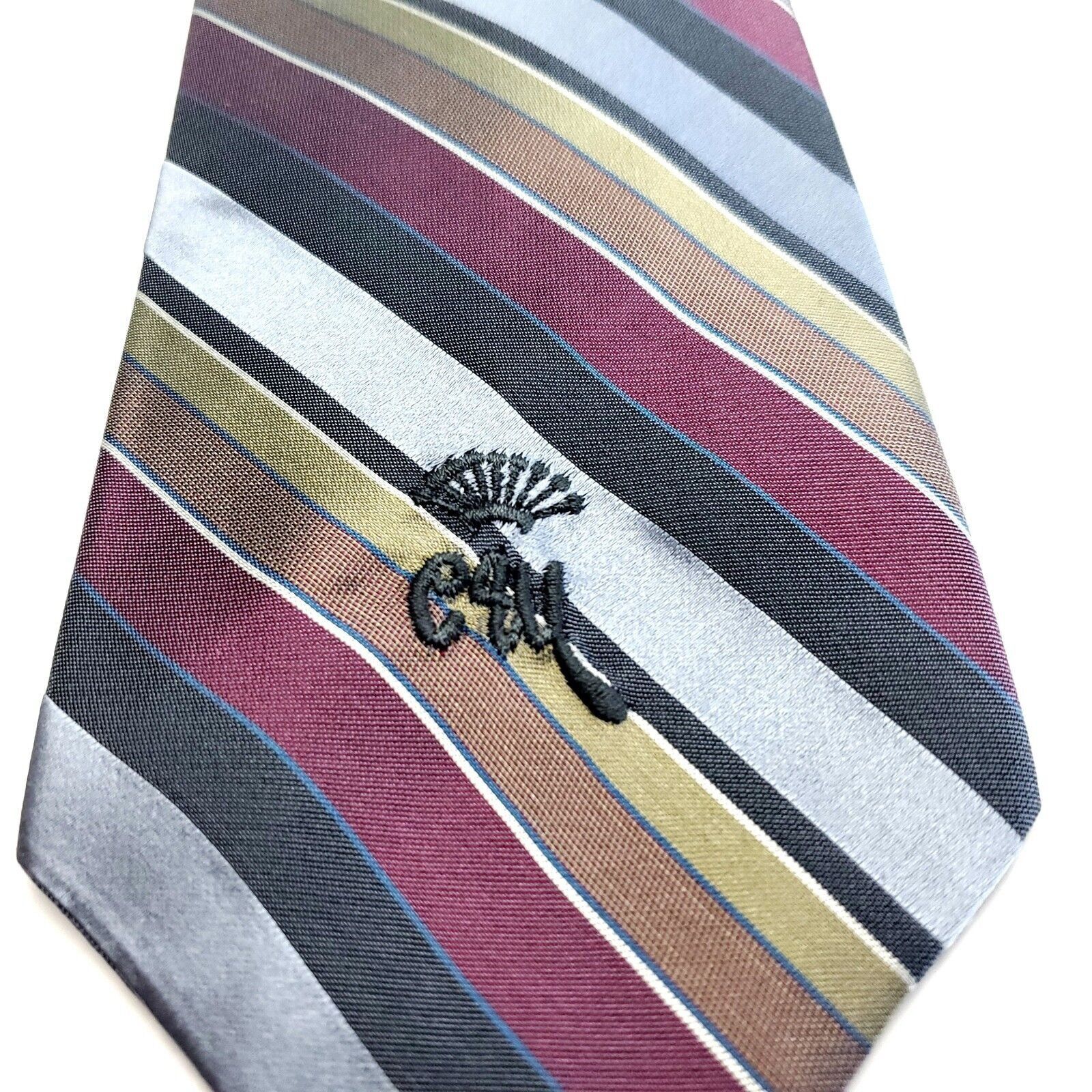 Countess Mara Countess Mara Red Orange Multi Colored Silk Tie Woven Short Size ONE SIZE - 2 Thumbnail