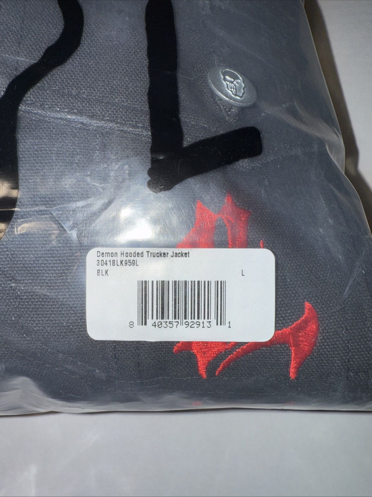 Warren Lotas Warren Lotas Demon Hooded Trucker Jacket NWT Size Large Size US L / EU 52-54 / 3 - 15 Thumbnail