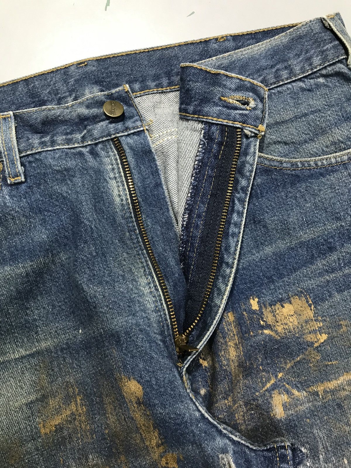 Carhartt Vintage carhartt B14 DST painted denim Size US 36 / EU 52 - 5 Thumbnail
