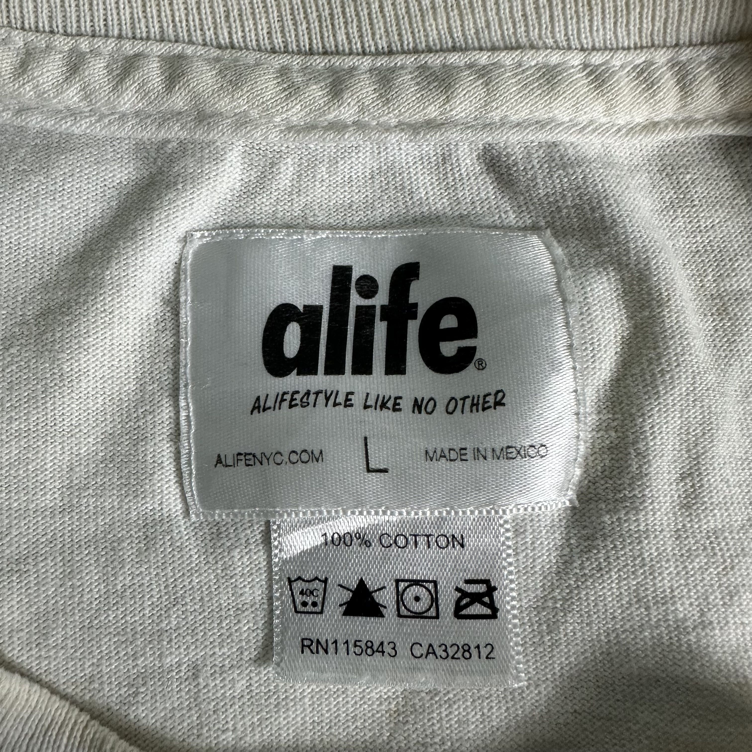 Alife 🔥RARE🔥Vintage Alife Style NYC Spell Out T-shirt Size US L / EU 52-54 / 3 - 6 Thumbnail