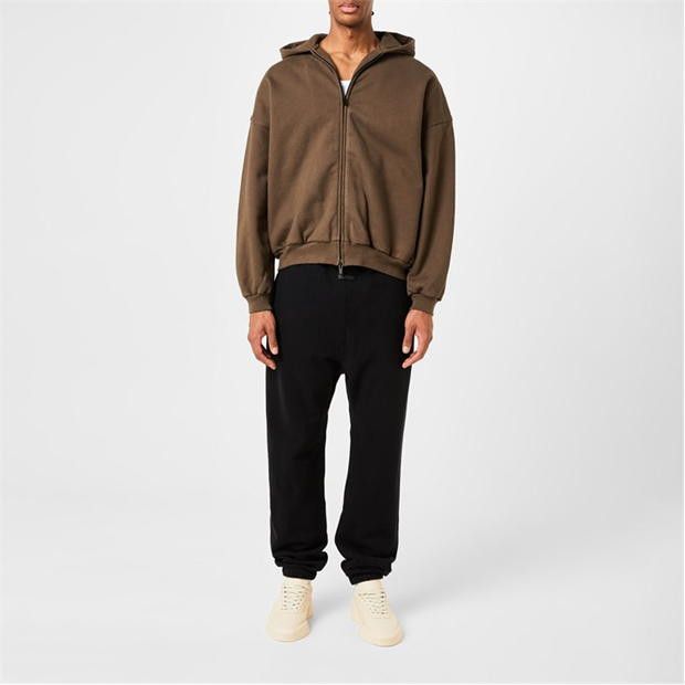 Zip Up Cotton Hoodie