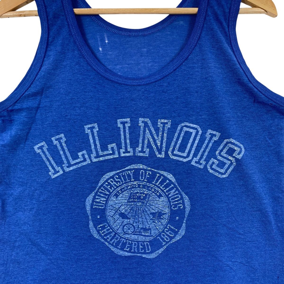 Vintage Vintage 50s UNIVERSITY OF ILLINOIS Memorabilia Tank Tshirt Size US S / EU 44-46 / 1 - 3 Thumbnail