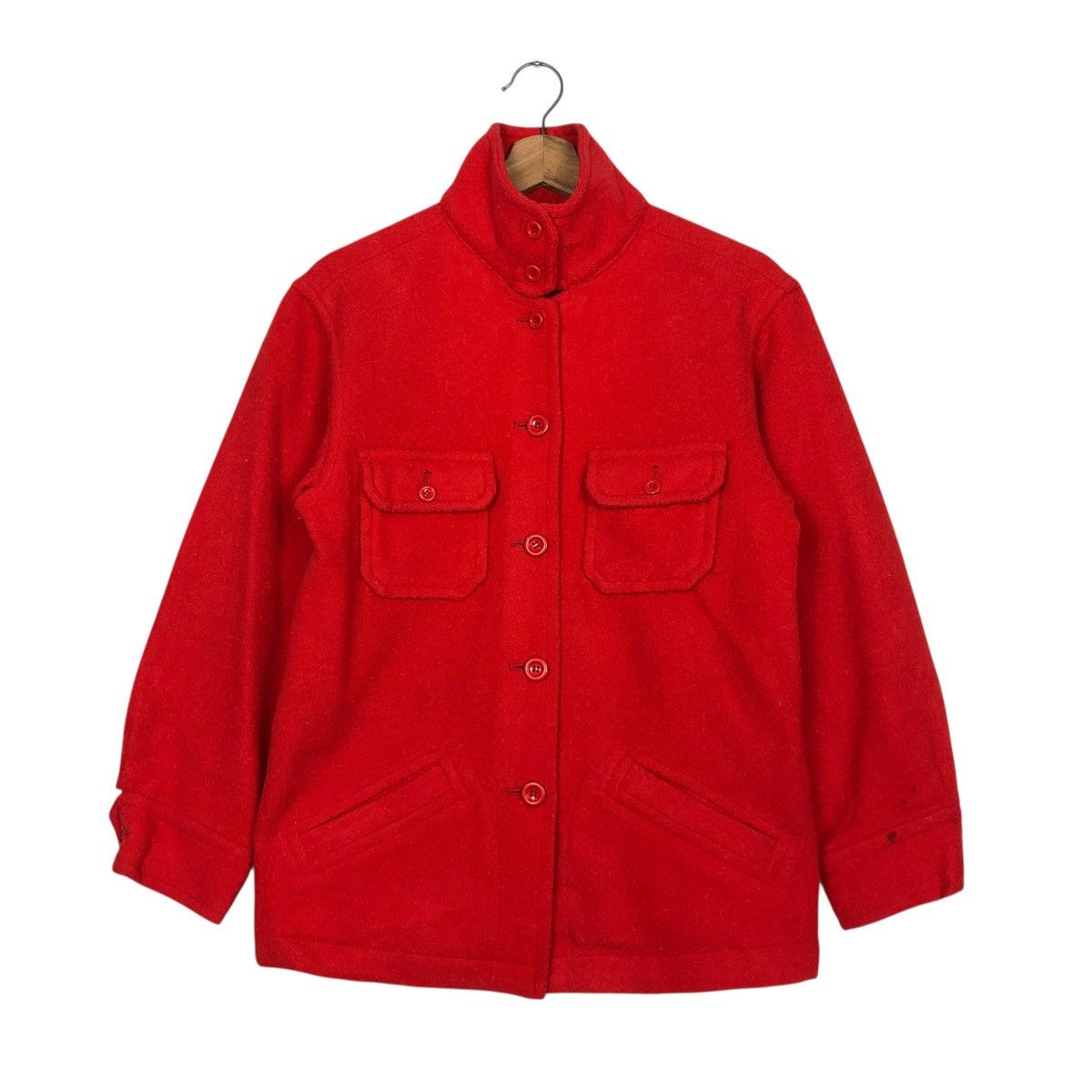 Japanese Brand 🔥VINTAGE WOOL BUTTON JACKET CANDY BOX ISSEY MIYAKE Size US M / EU 48-50 / 2 - 3 Thumbnail