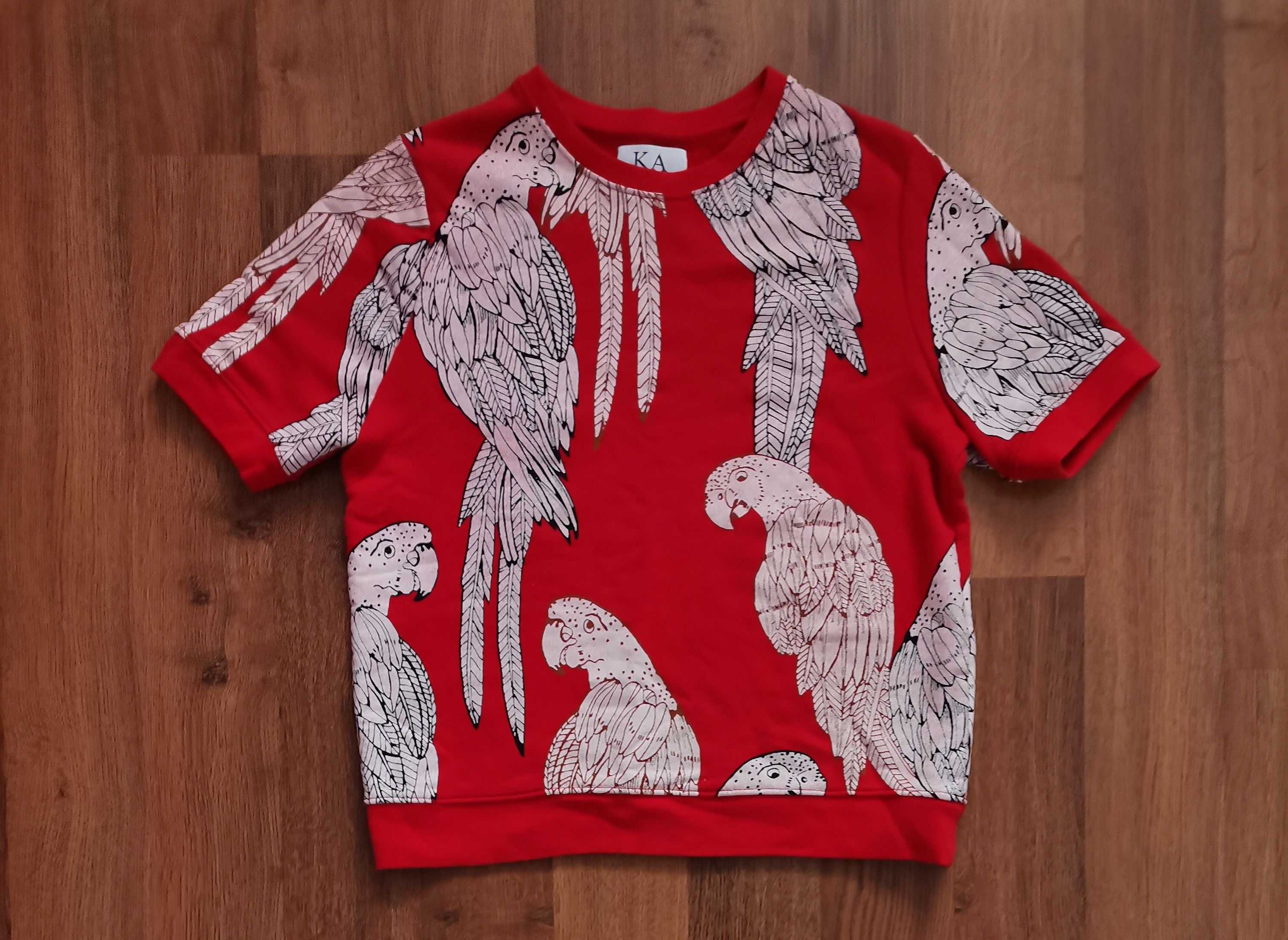 Designer Zoe Karssen Parrot Tee Size S / US 4 / IT 40 - 1 Thumbnail