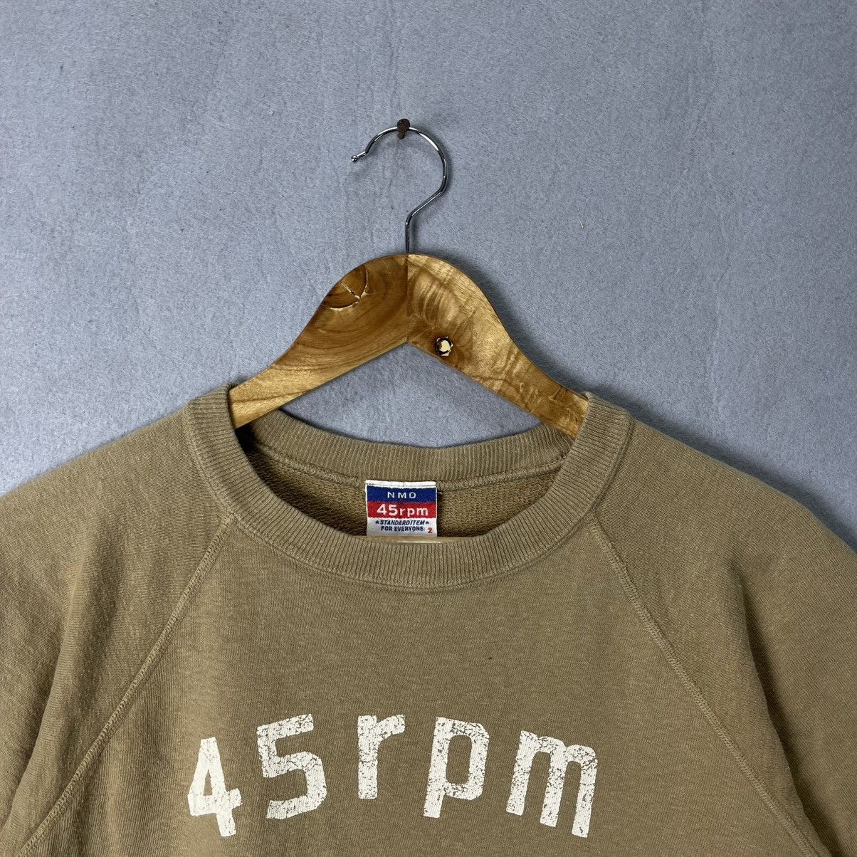 45rpm 45rpm NMD Short Sleeve Sweatshirt Beige Made in Japan Size US S / EU 44-46 / 1 - 2 Thumbnail