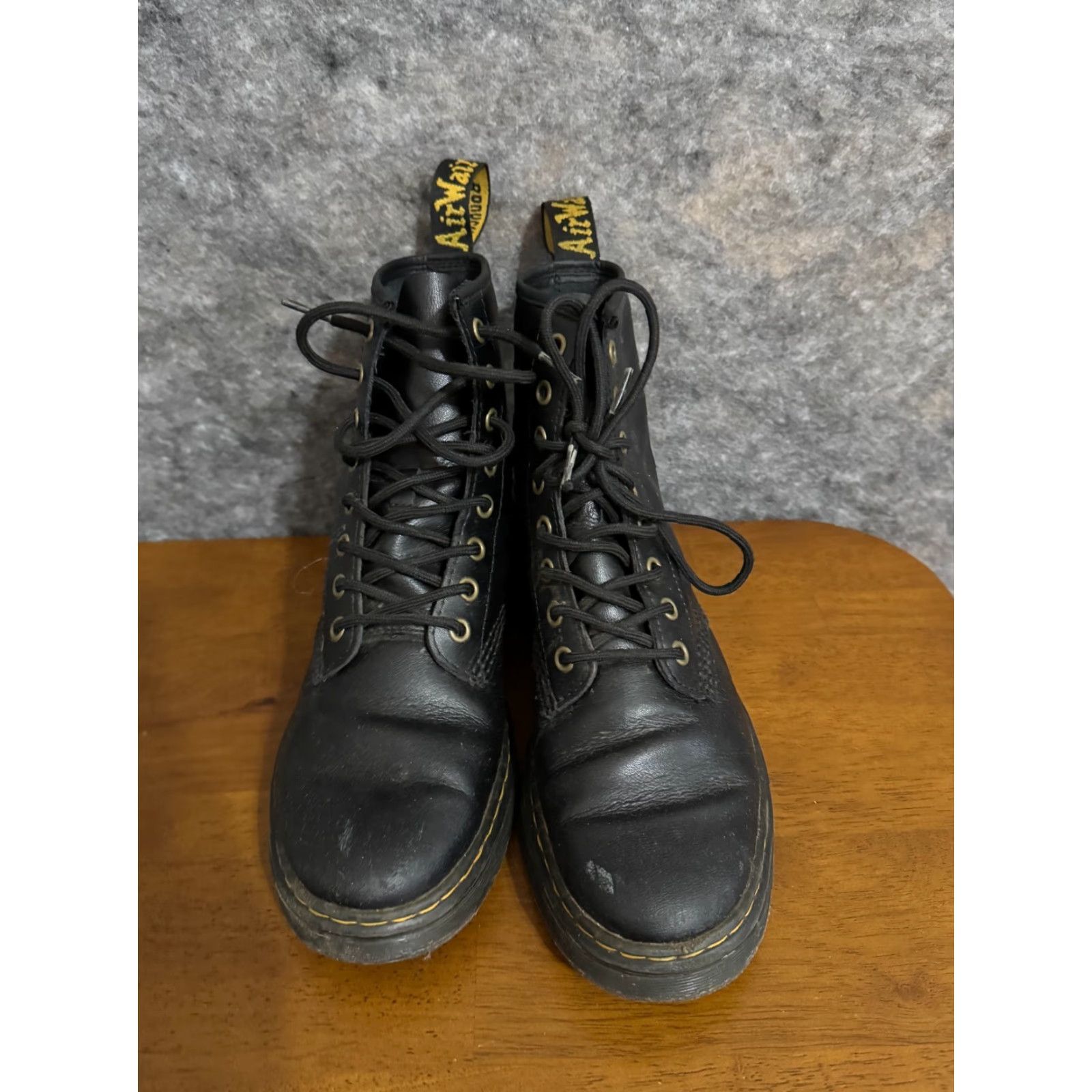 Dr. Martens Dr. Martens Unisex Zavala Black Combat Boots Sz 8 (W) Sz 7 (M) Doc Size US 8 / IT 38 - 2 Thumbnail