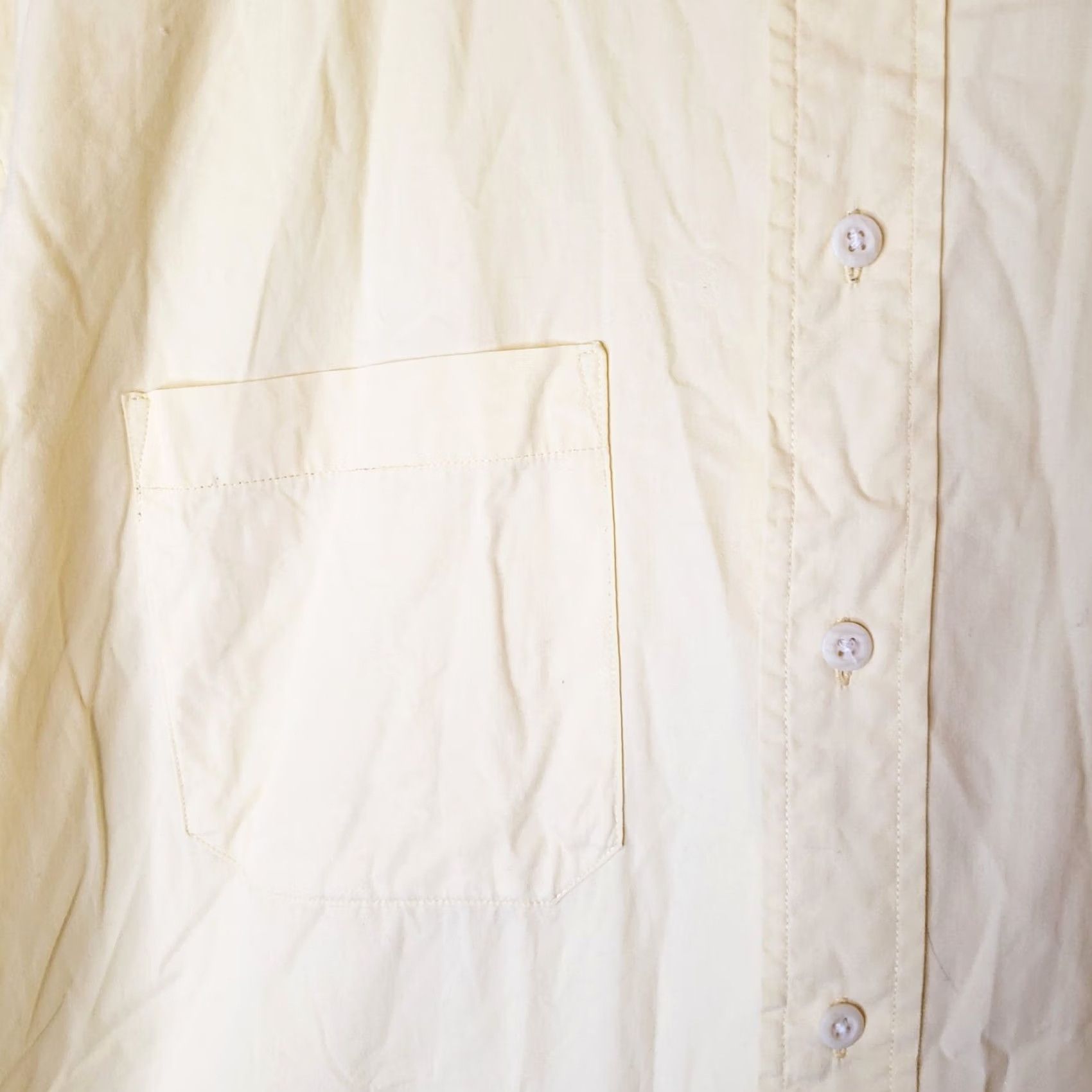 Pendleton Pendleton Shirt Men's XL Yellow Short Sleeve Button-Up 100% Cotton Chambray Fashionable Casual Business Classic Vintage-None Size US XL / EU 56 / 4 - 5 Thumbnail
