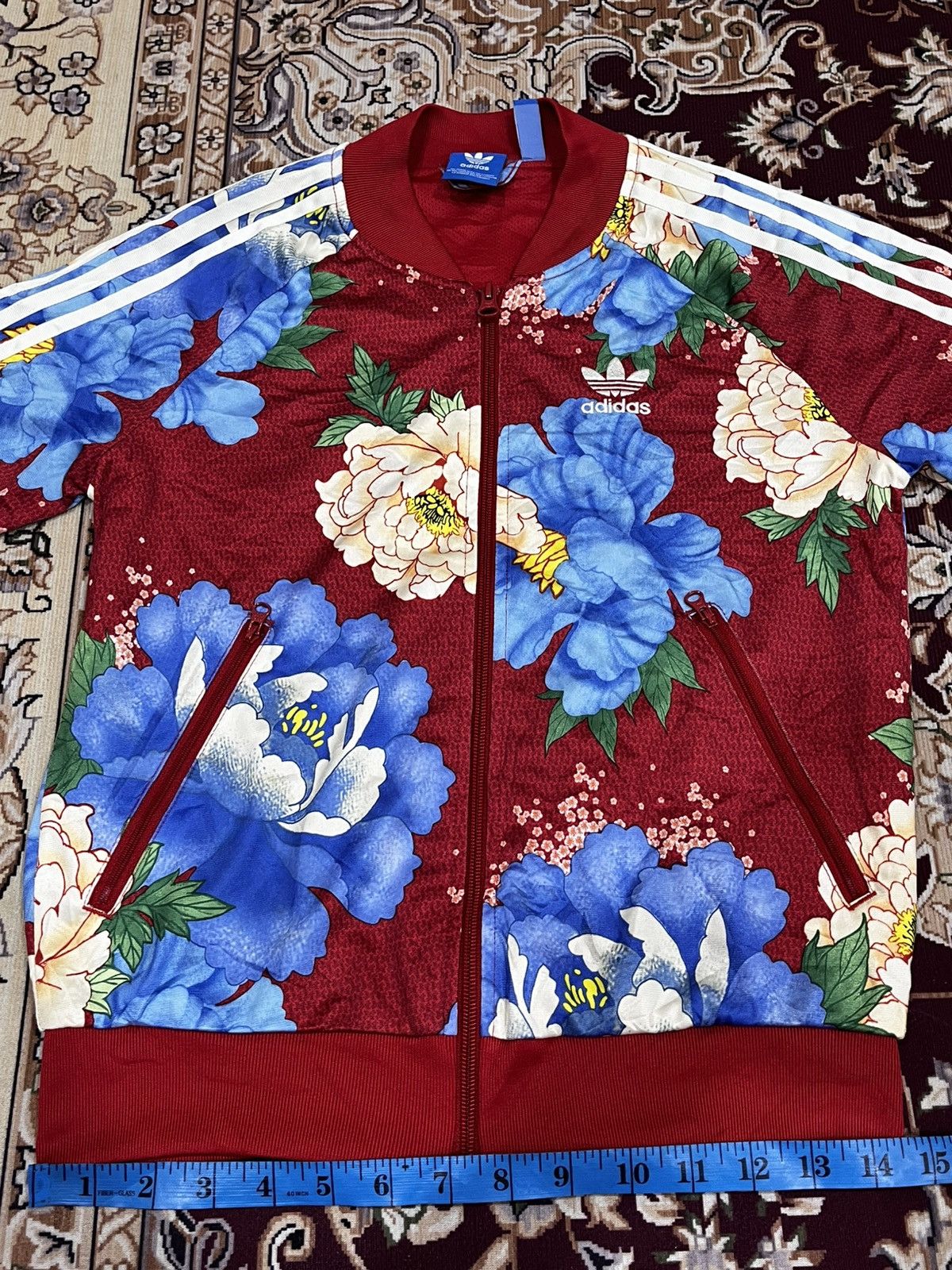 Adidas 🔥 Rare Adidas Chita Floral Jacket Size M / US 6-8 / IT 42-44 - 20 Thumbnail