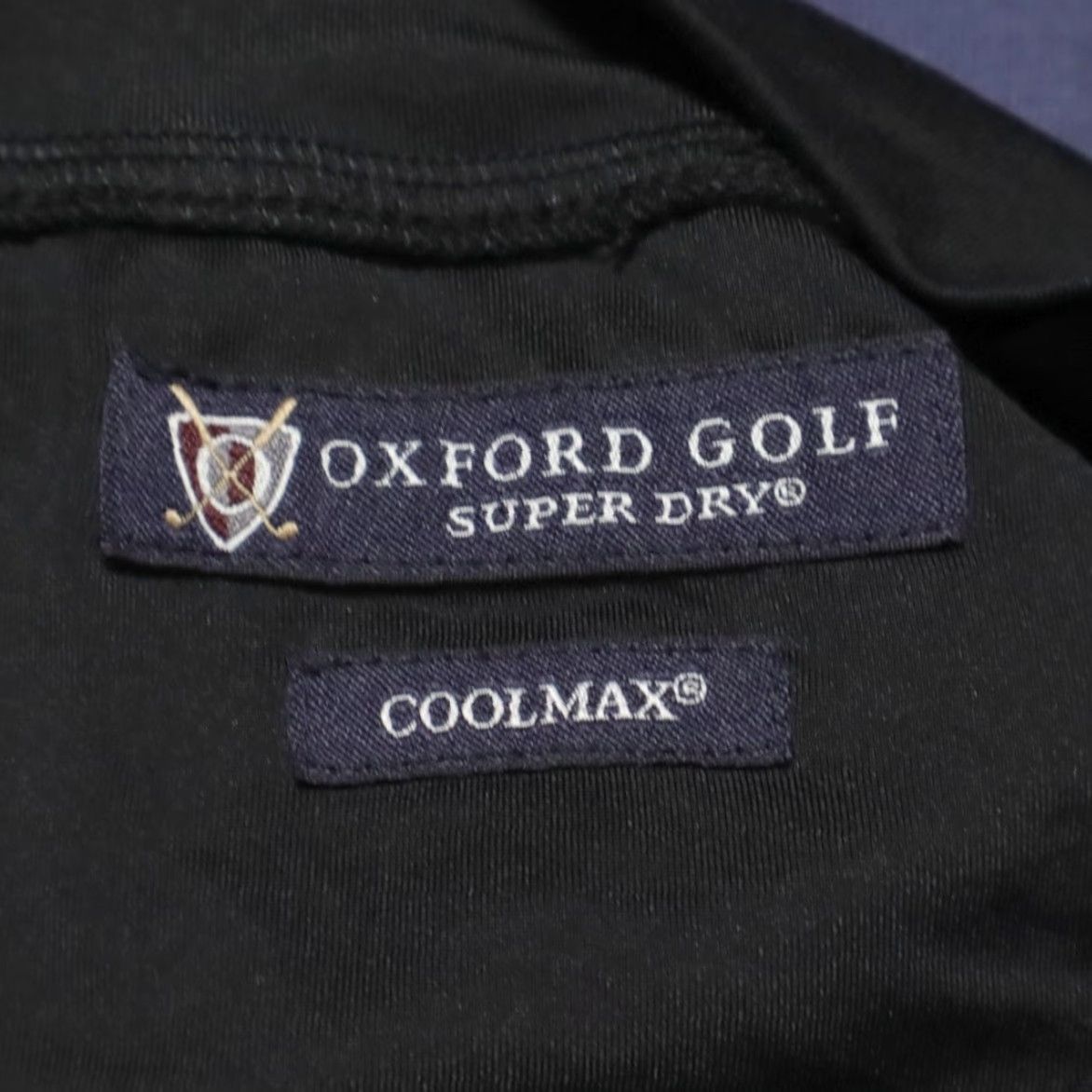 Superdry Oxford Golf Super Dry CoolMax Mock Long Sleeve Shirt Black Men's XL Size US XL / EU 56 / 4 - 6 Thumbnail