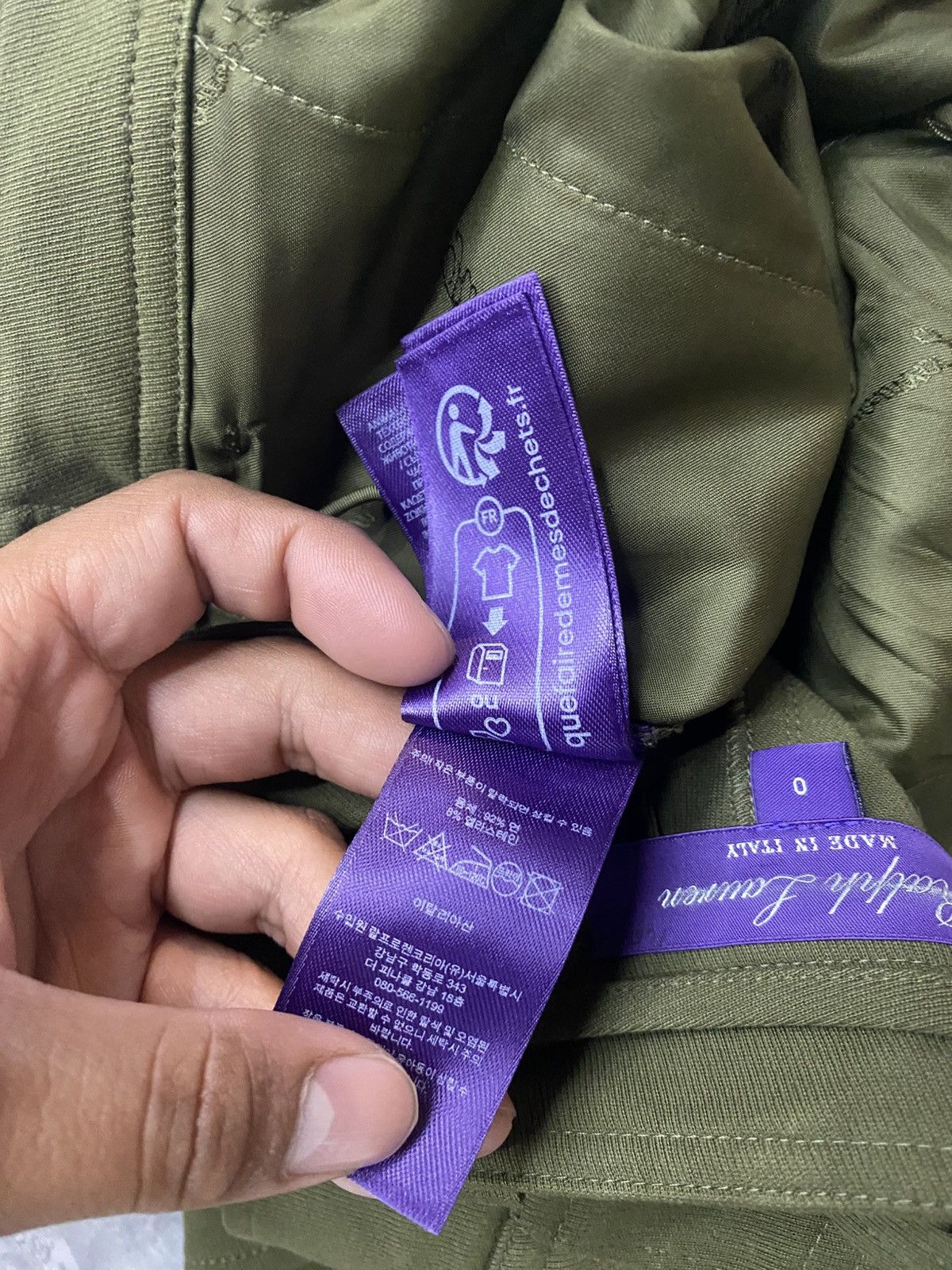 Ralph Lauren Purple Label RALPH LAUREN PURPLE LABEL TWILL CARGO PANTS Size 25" / US 0 / IT 36 - 18 Thumbnail