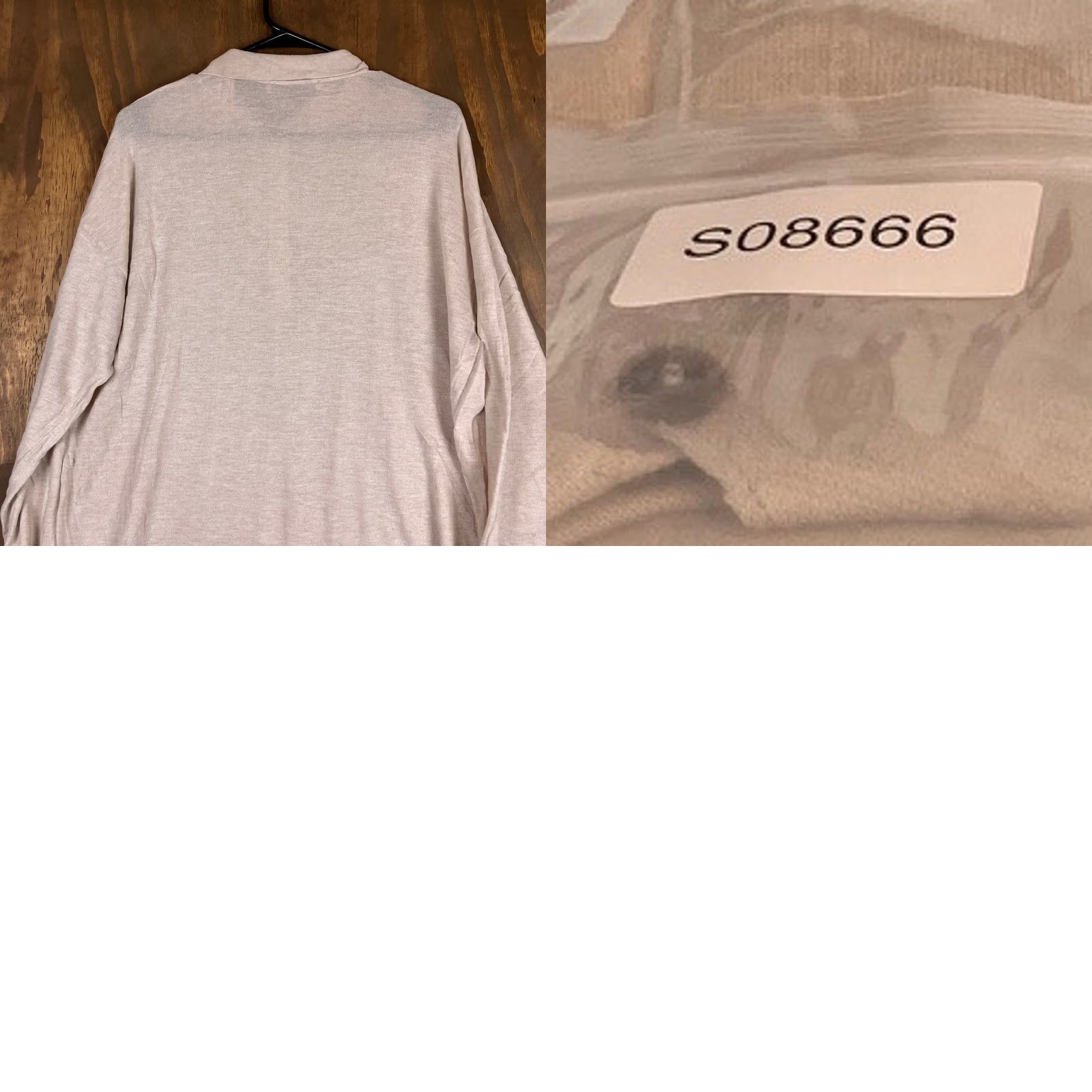 Zara ZARA Dress Beige Polo Button Henley Slit Long Sleeve Linen Blend M Womens Shirt OR Dress Size M / US 6-8 / IT 42-44 - 9 Thumbnail