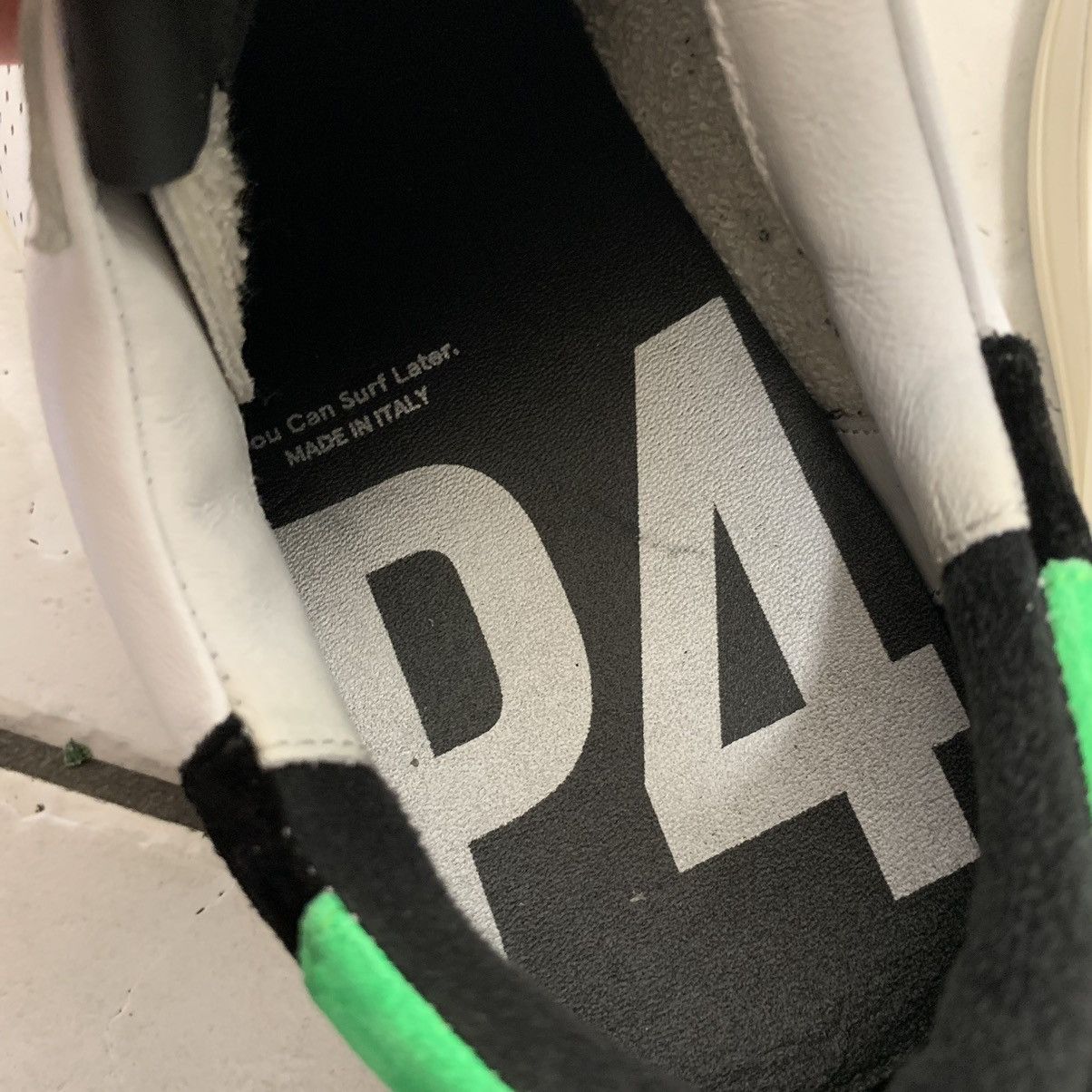 P448 p448 mens leather suede sneakers made in italy size 44 Size US 11 / EU 44 - 9 Thumbnail