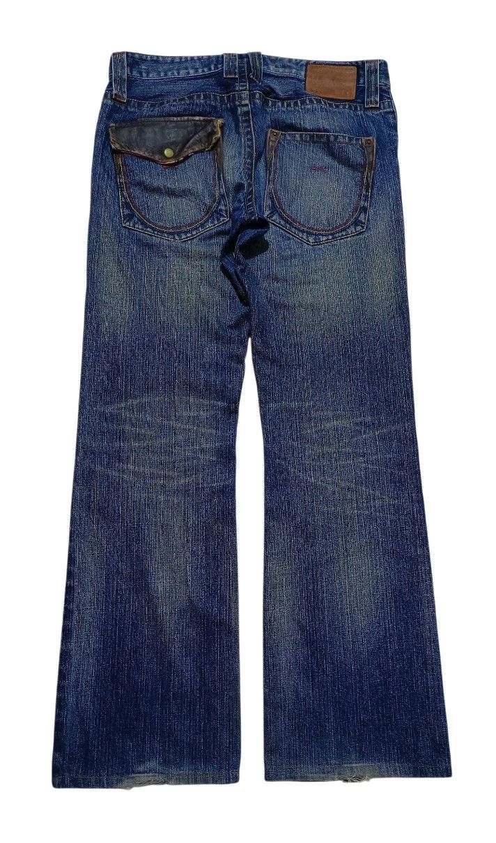 Edwin Rare Kissmark Flared Jean Denim Boot Cut Size US 34 / EU 50 - 3 Thumbnail