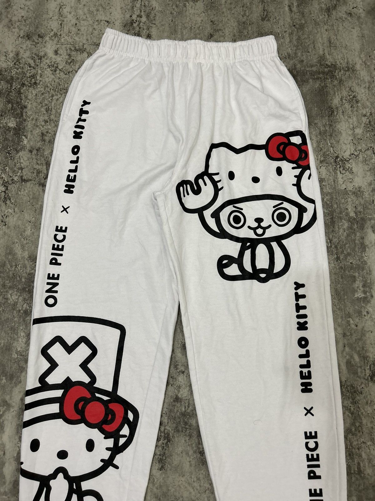 Cartoon Network × Japanese Brand × One Piece One Piece x hello kitty Jogger Pans Size US 29 - 3 Thumbnail