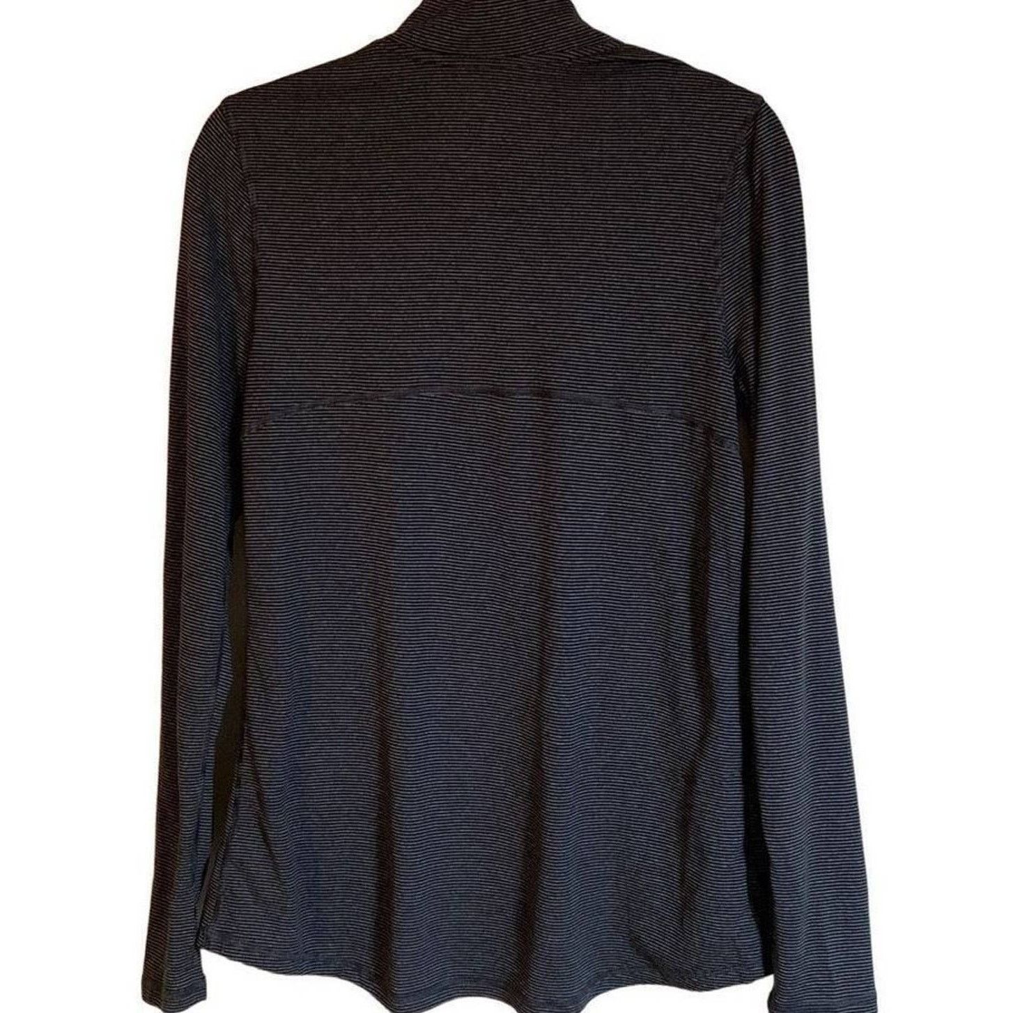 Champion Champion Black Pinstripe Half Zip Athletic Sweater SZ Large Size L / US 10 / IT 46 - 2 Thumbnail