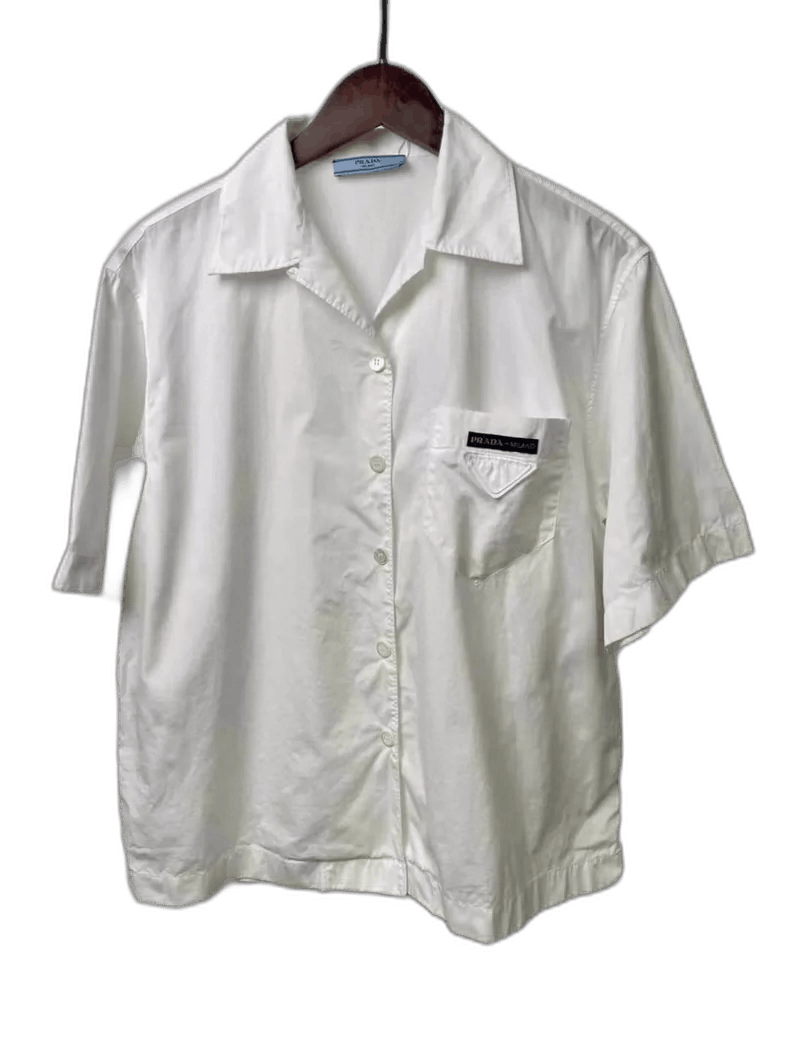 Prada Prada Classic Nylon Shirt in Good Condition -2505 Size US M / EU 48-50 / 2 - 1 Thumbnail