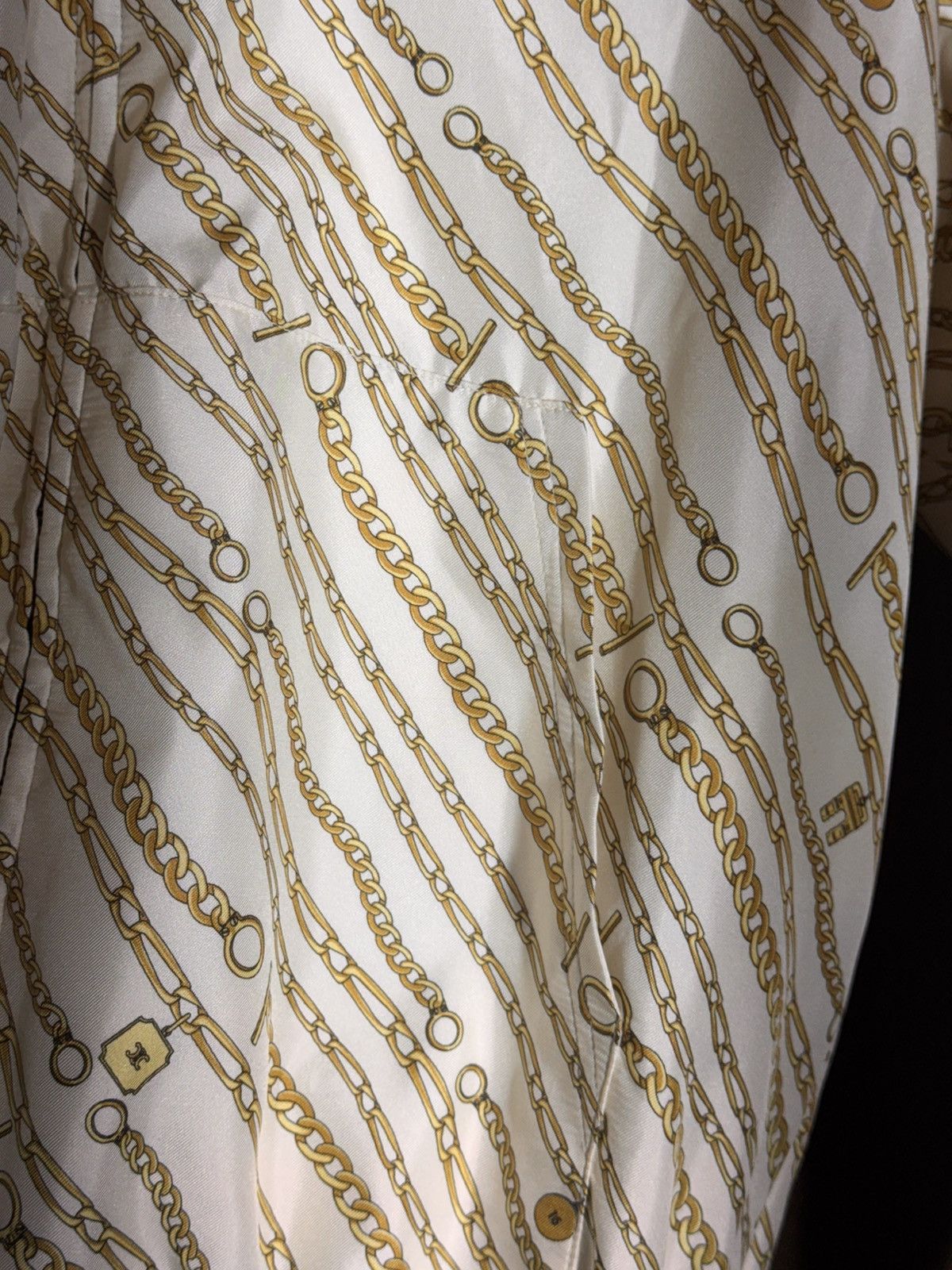 Celine celine hedi slimane runway ss21 silk bomber jacket 38 Size S / US 4 / IT 40 - 15 Thumbnail