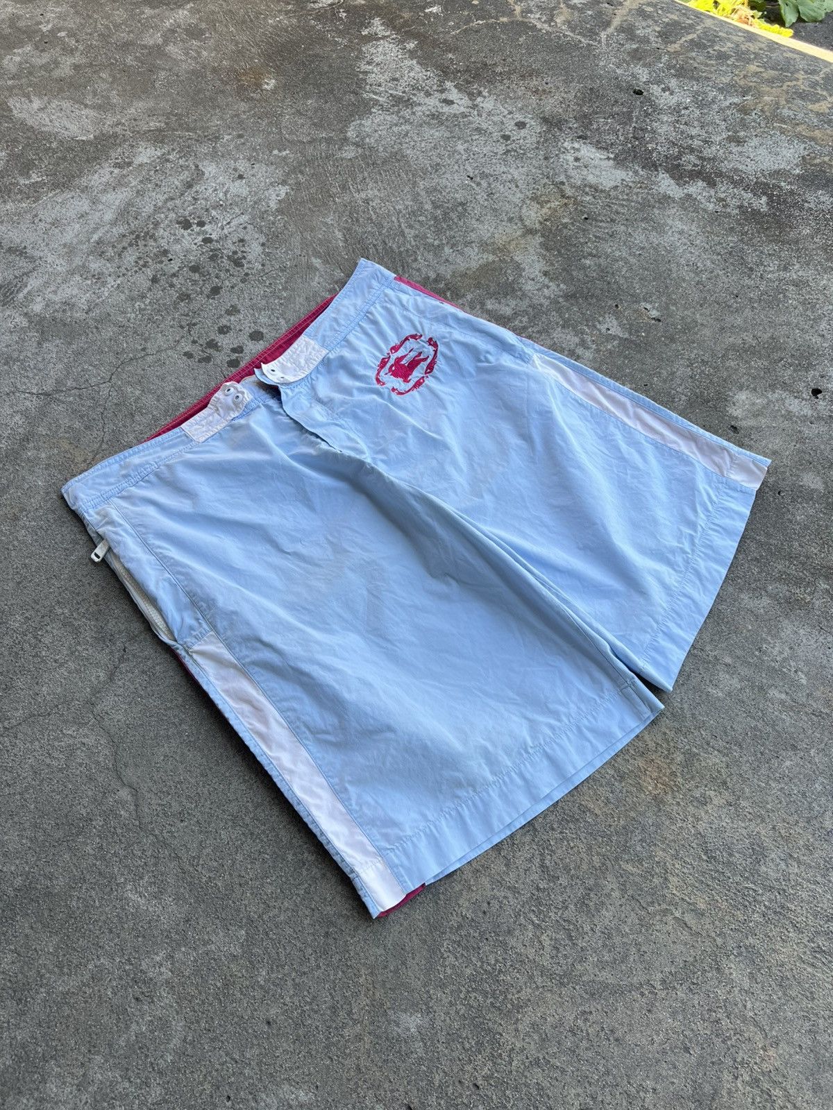 Burberry Rare Vintage Burberry Nylon Swim Shorts Archive Big Logo L Size US 34 / EU 50 - 2 Thumbnail