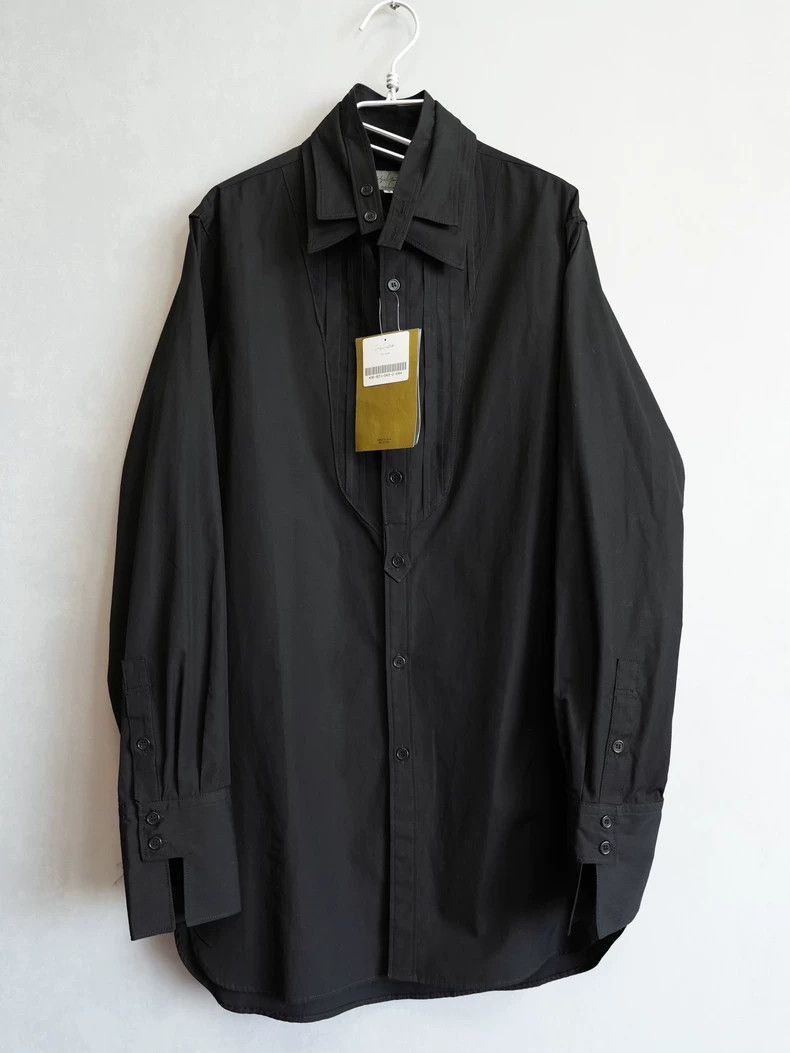 Yohji Yamamoto Yohji Yamamoto 22AW oversized bow tie show shirt-2505 Size US L / EU 52-54 / 3 - 1 Thumbnail